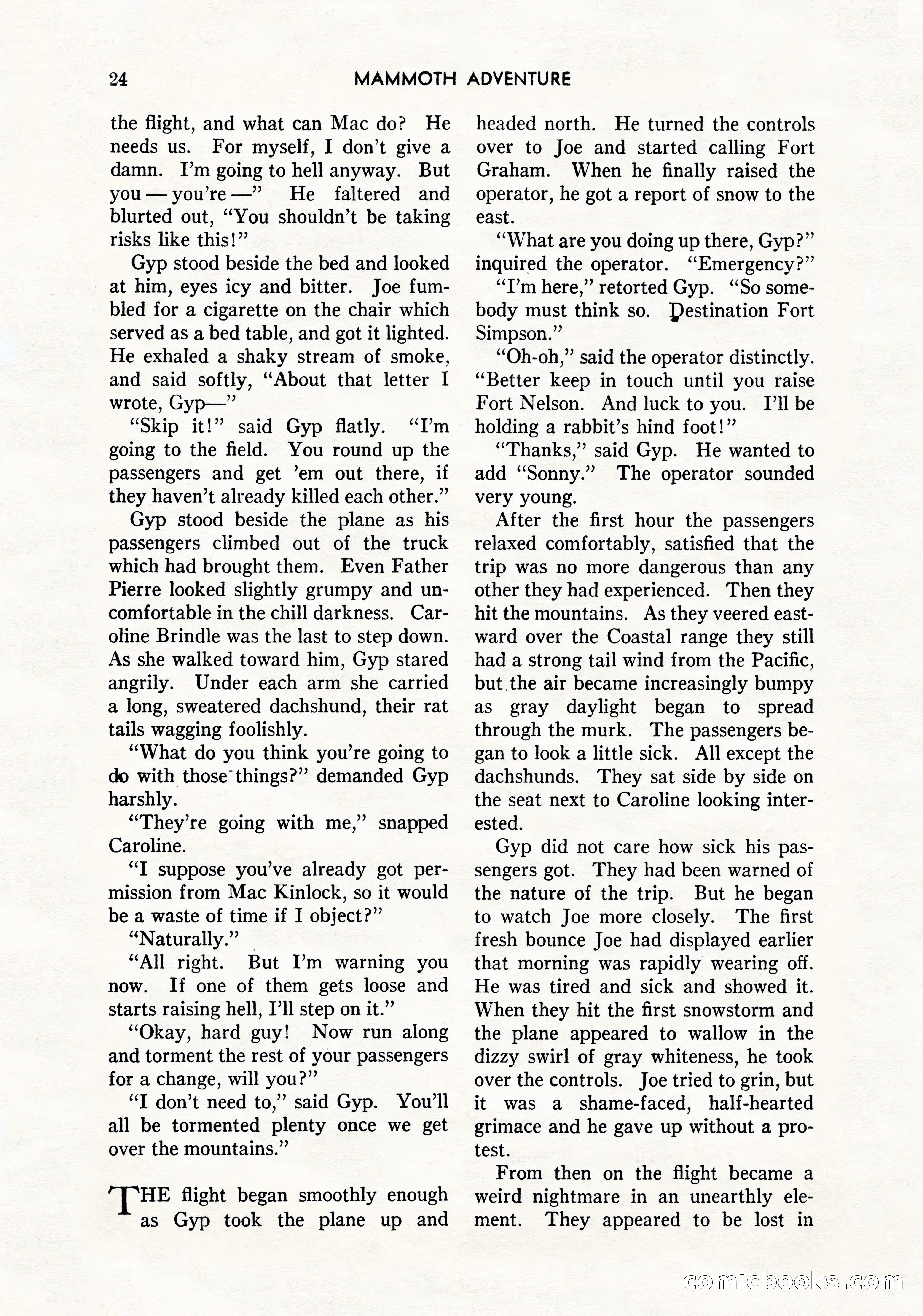 Mammoth Adventure, March 1947 — page 24 of 180