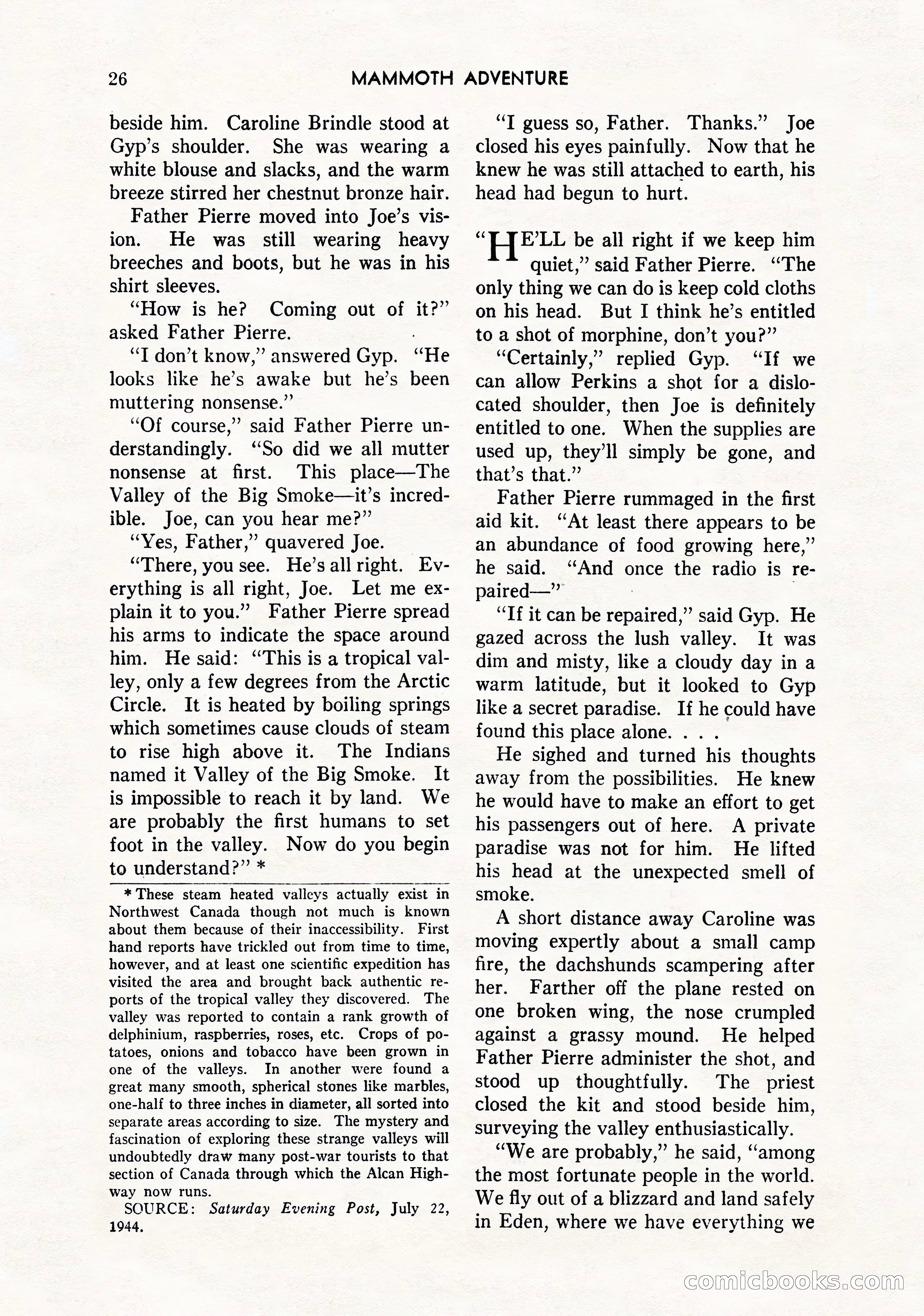 Mammoth Adventure, March 1947 — page 26 of 180