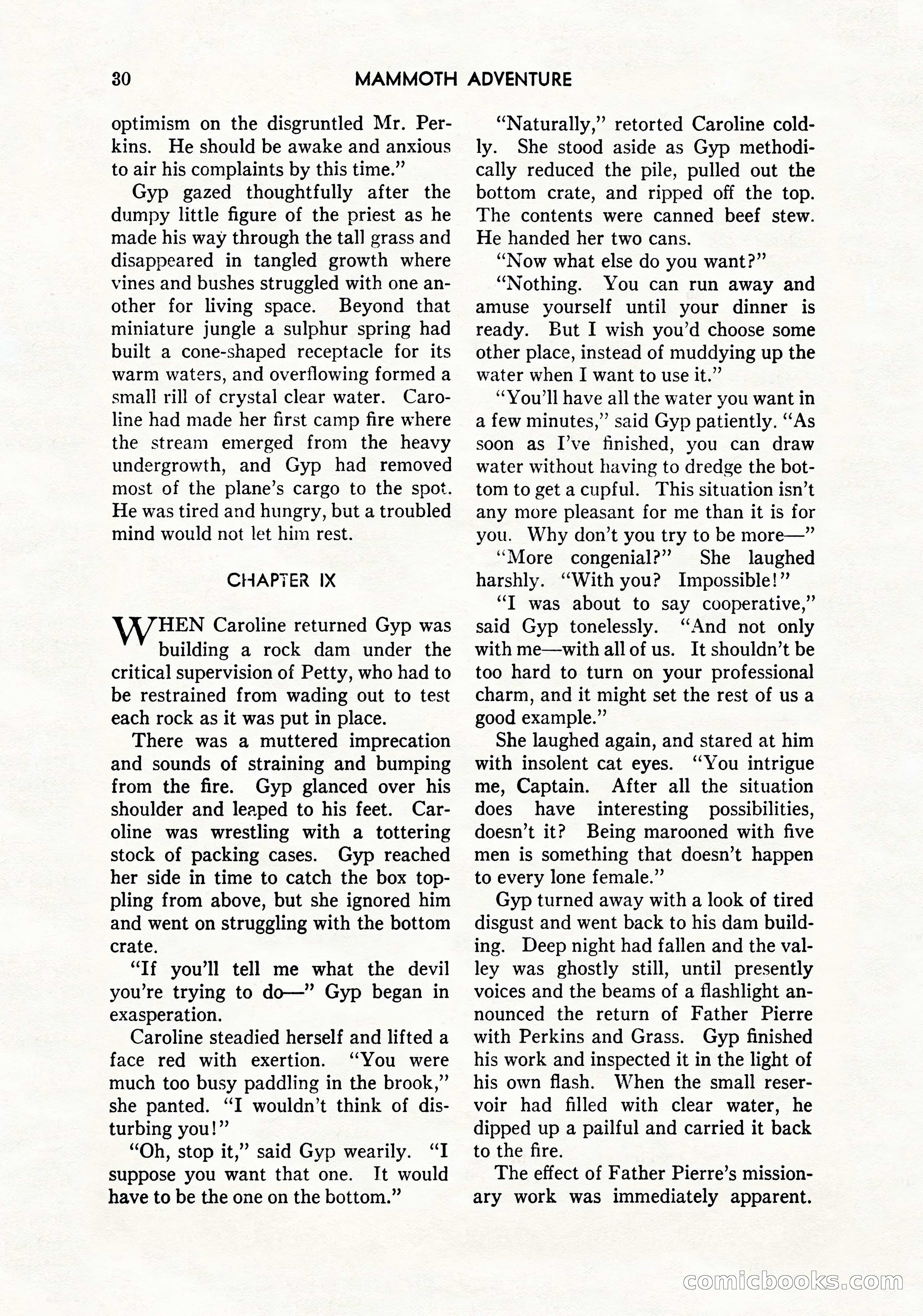 Mammoth Adventure, March 1947 — page 30 of 180