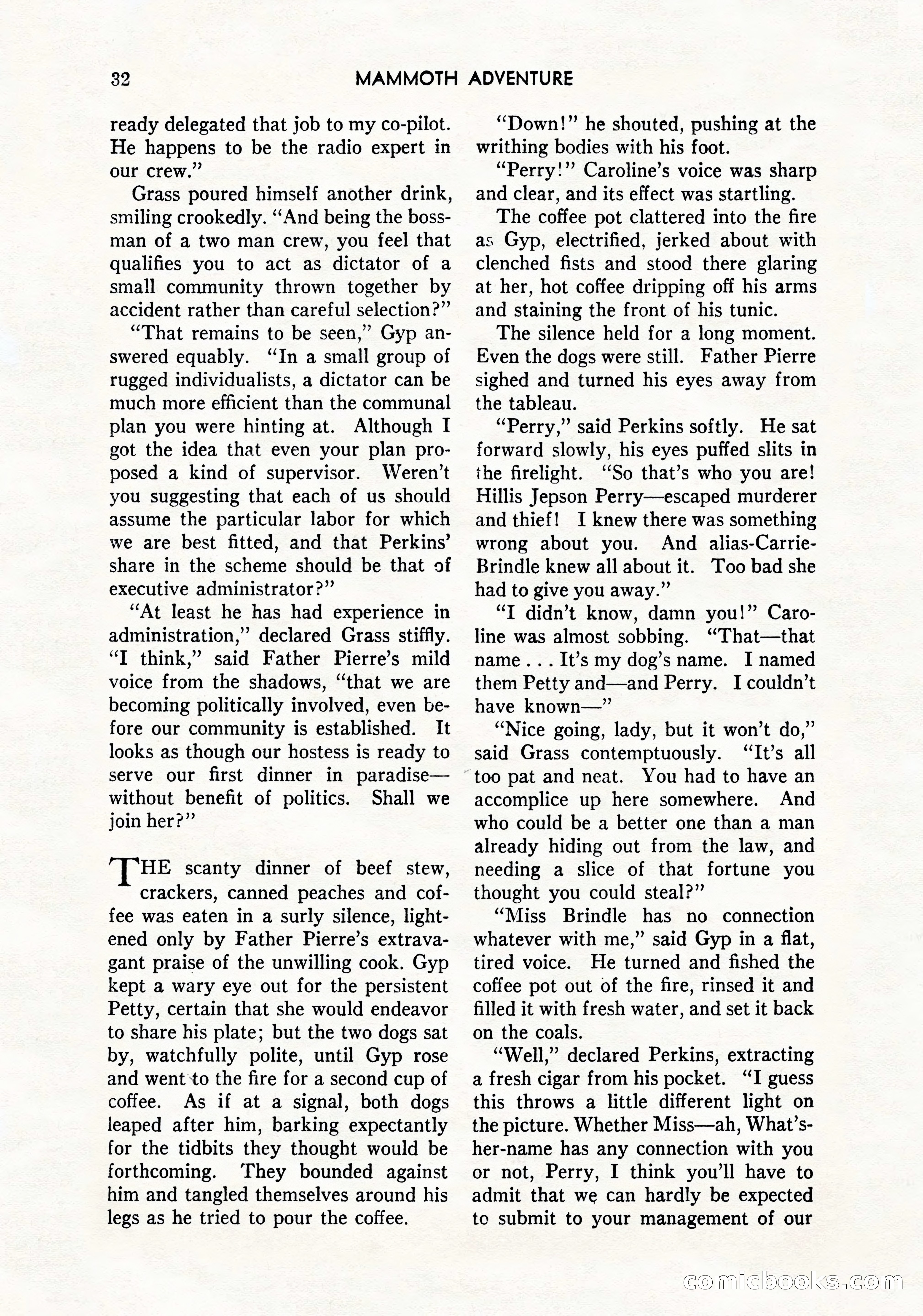 Mammoth Adventure, March 1947 — page 32 of 180