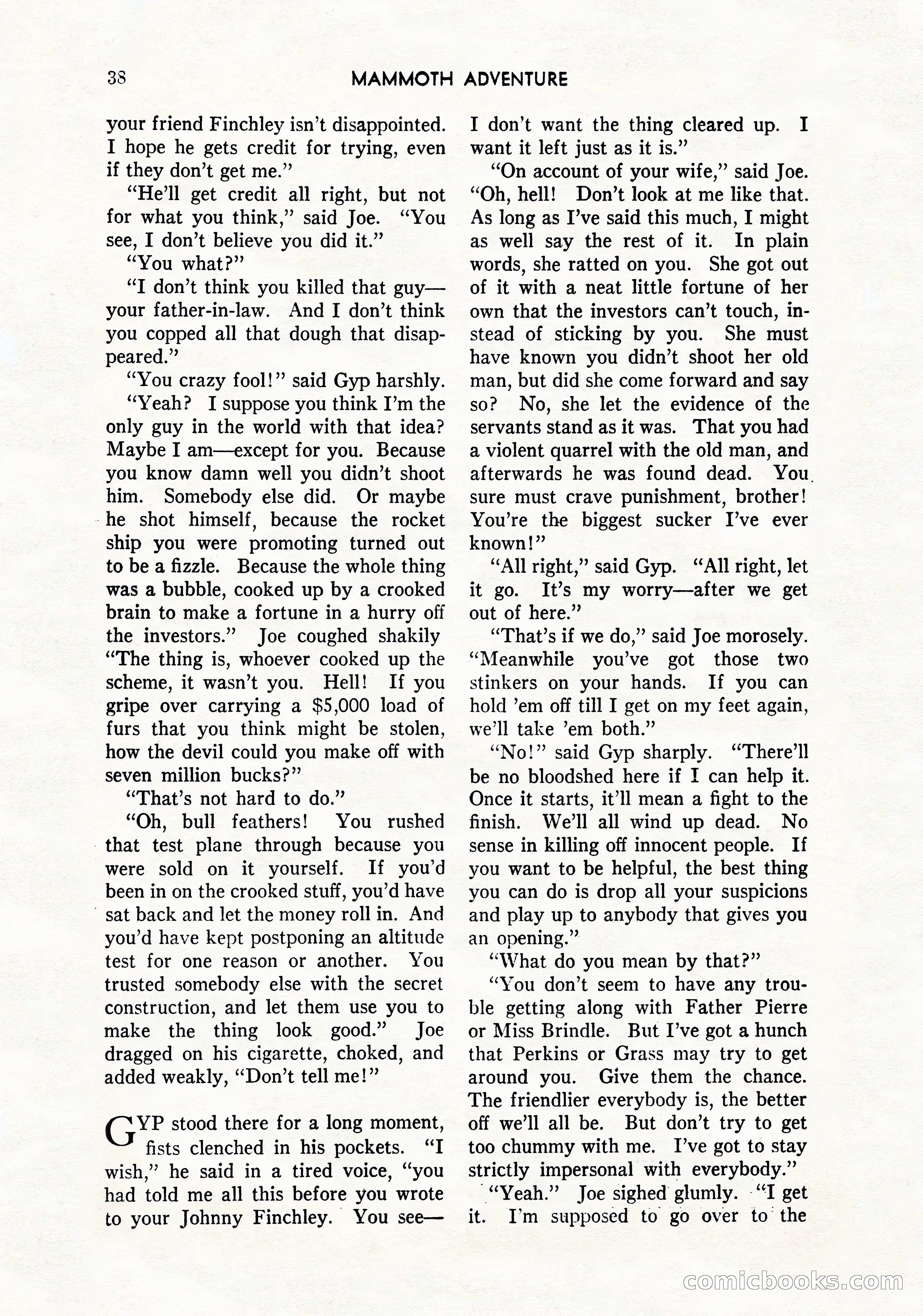 Mammoth Adventure, March 1947 — page 38 of 180