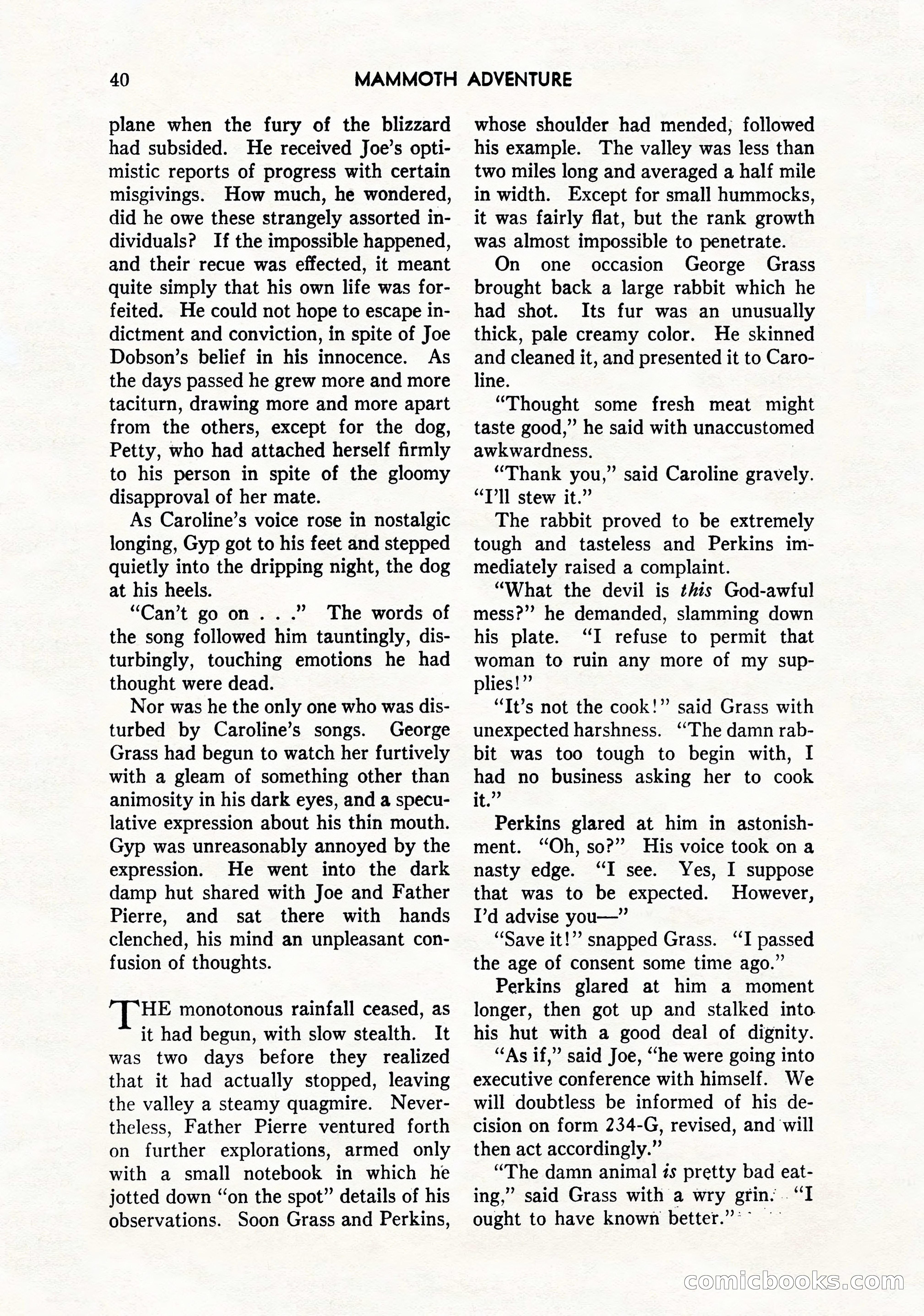 Mammoth Adventure, March 1947 — page 40 of 180