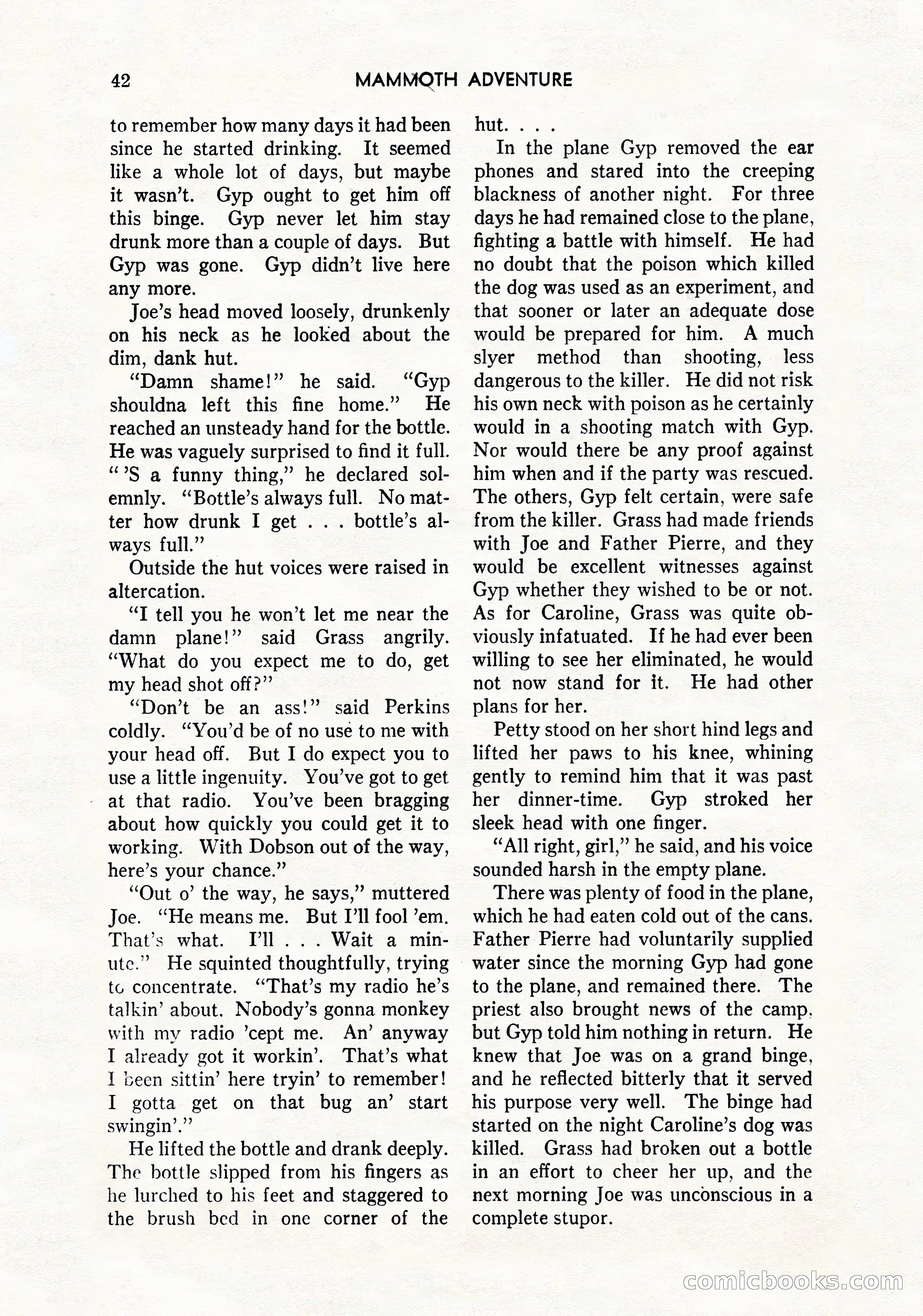 Mammoth Adventure, March 1947 — page 42 of 180