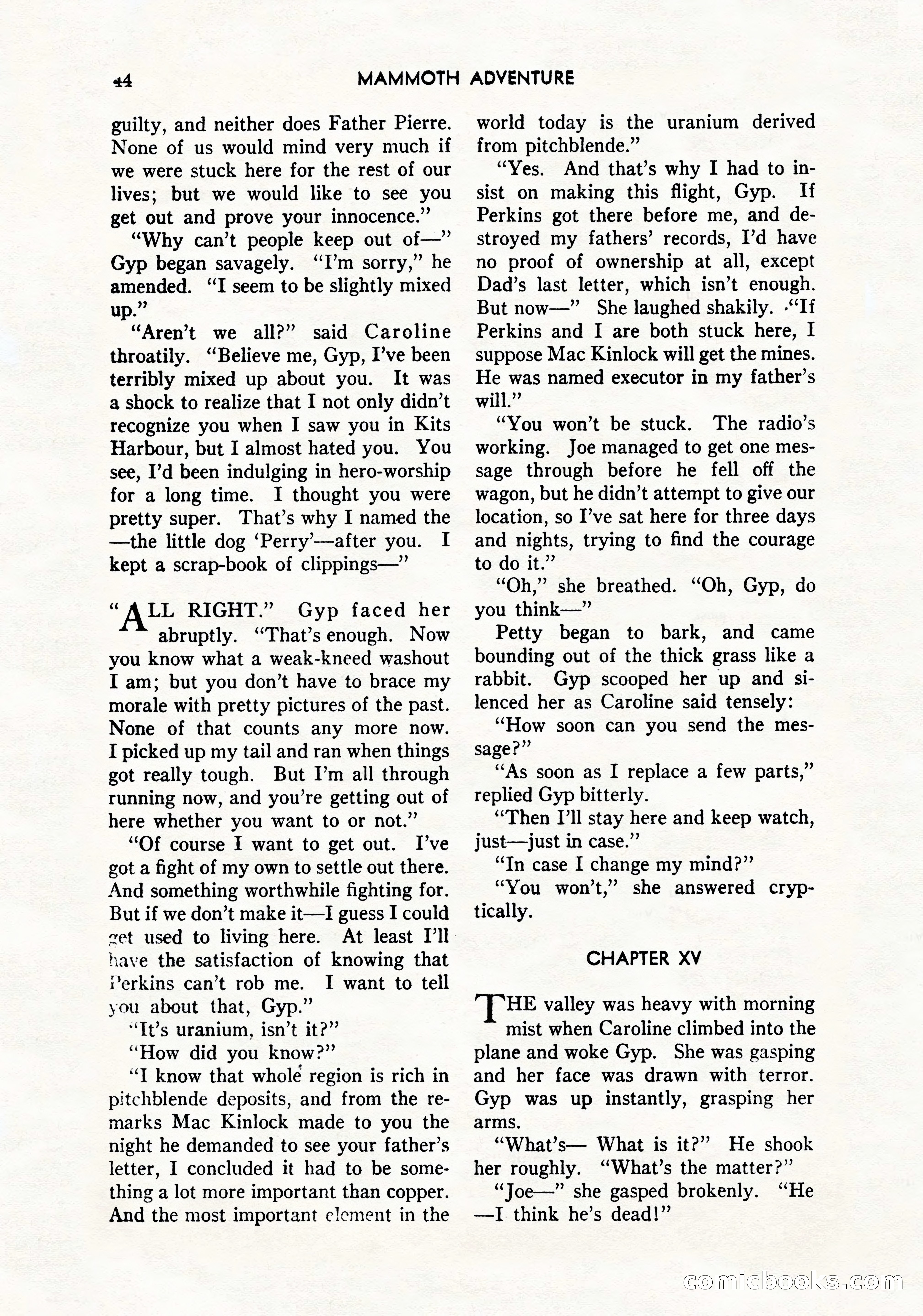 Mammoth Adventure, March 1947 — page 44 of 180