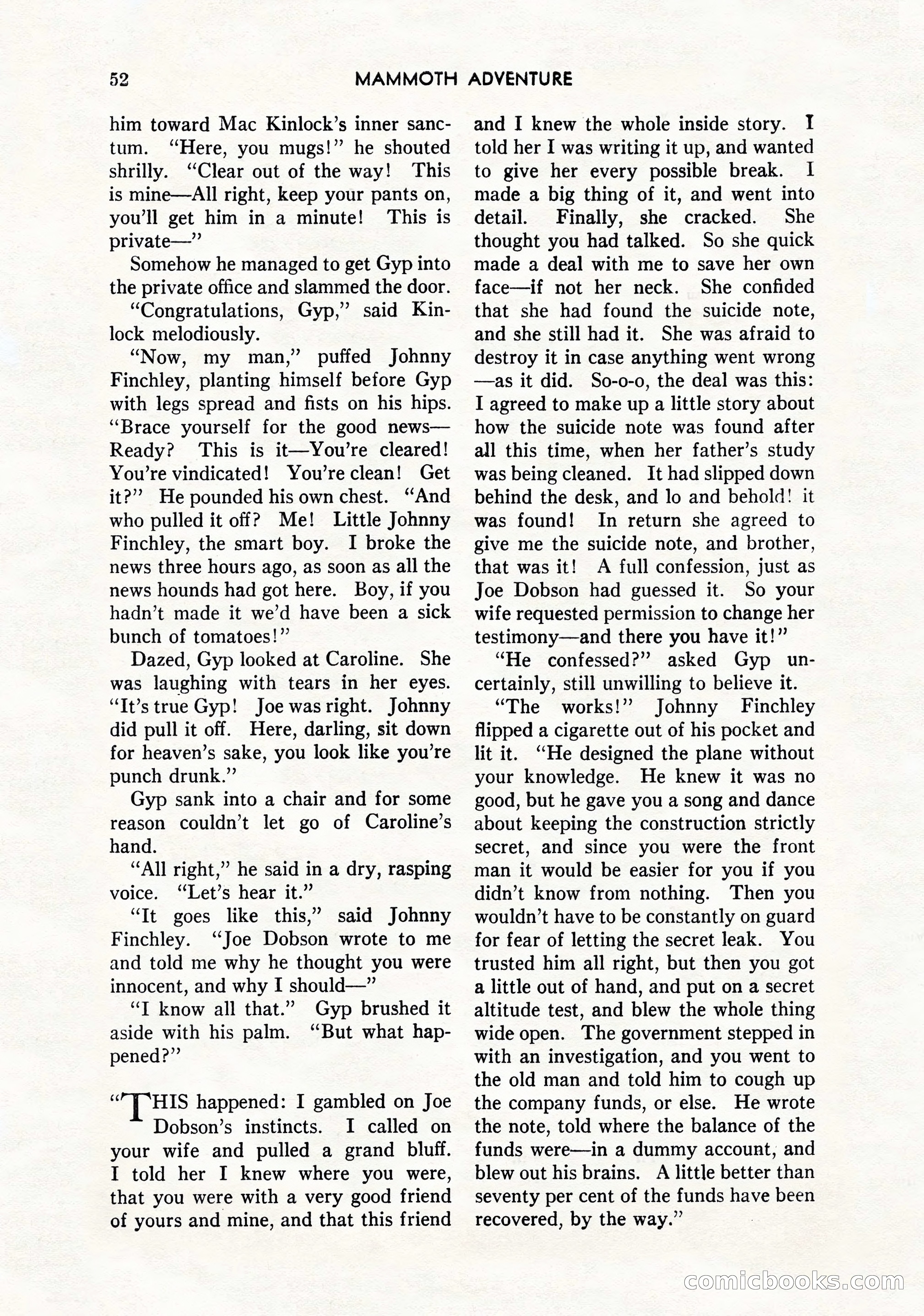 Mammoth Adventure, March 1947 — page 52 of 180