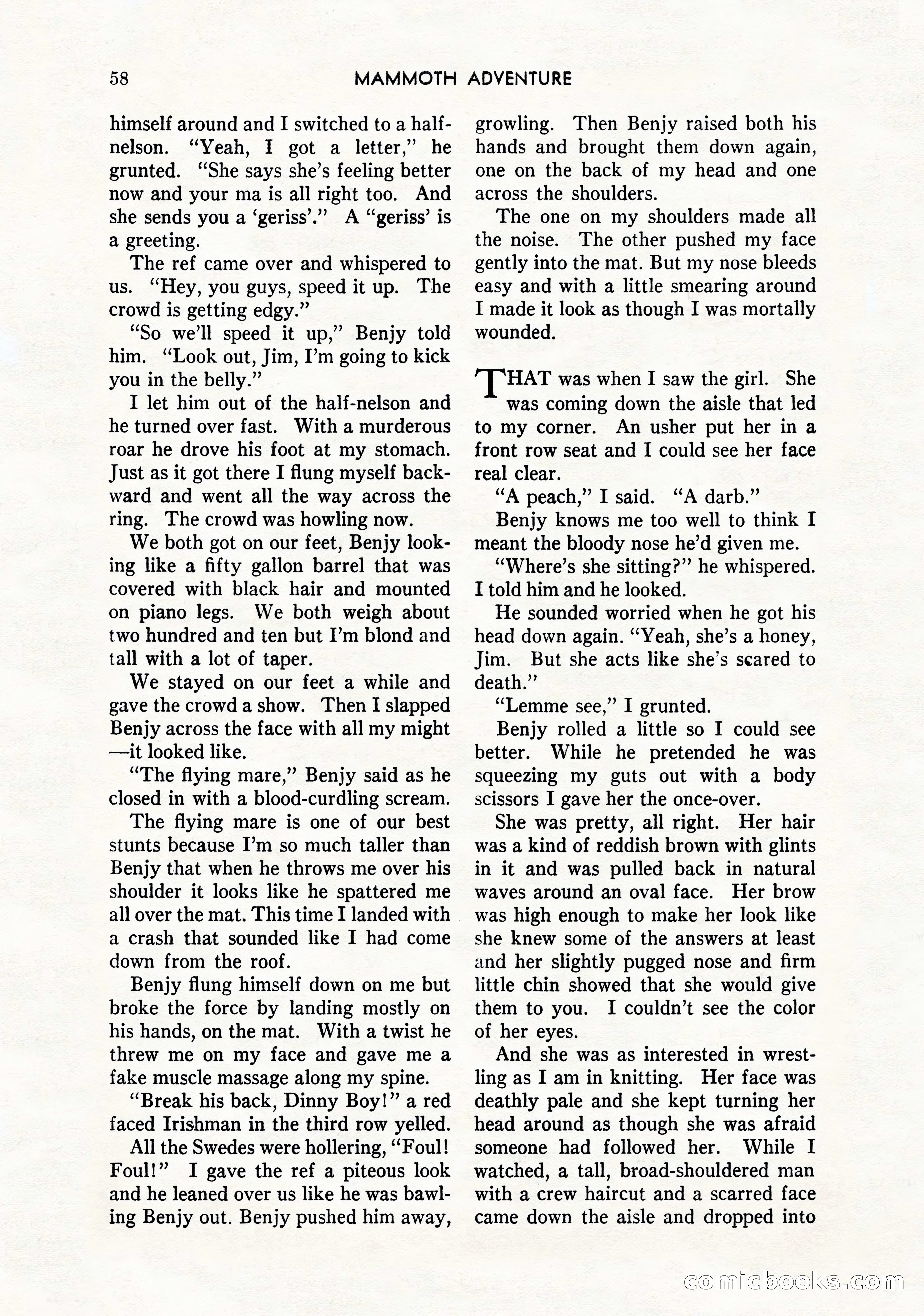 Mammoth Adventure, March 1947 — page 58 of 180