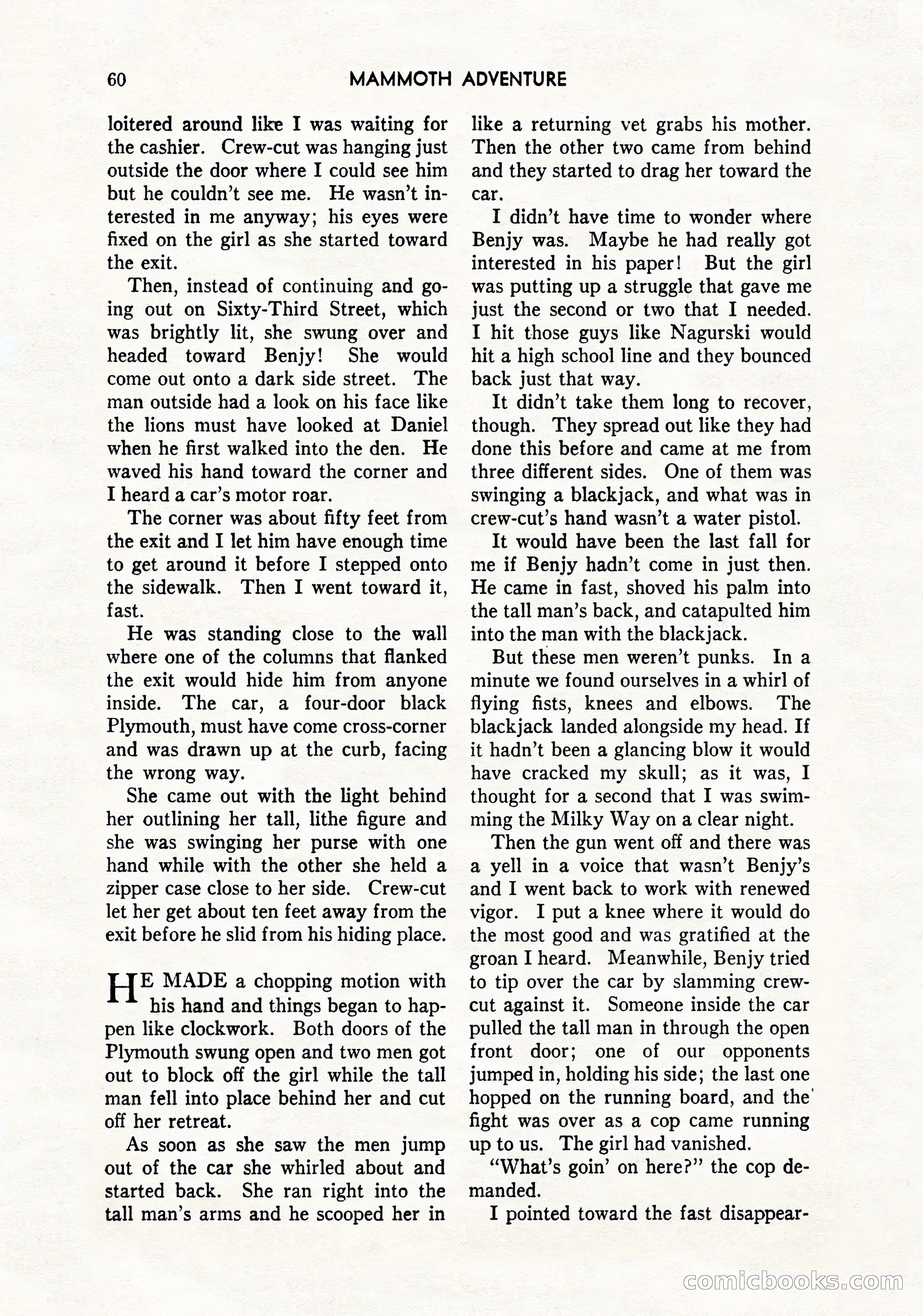 Mammoth Adventure, March 1947 — page 60 of 180
