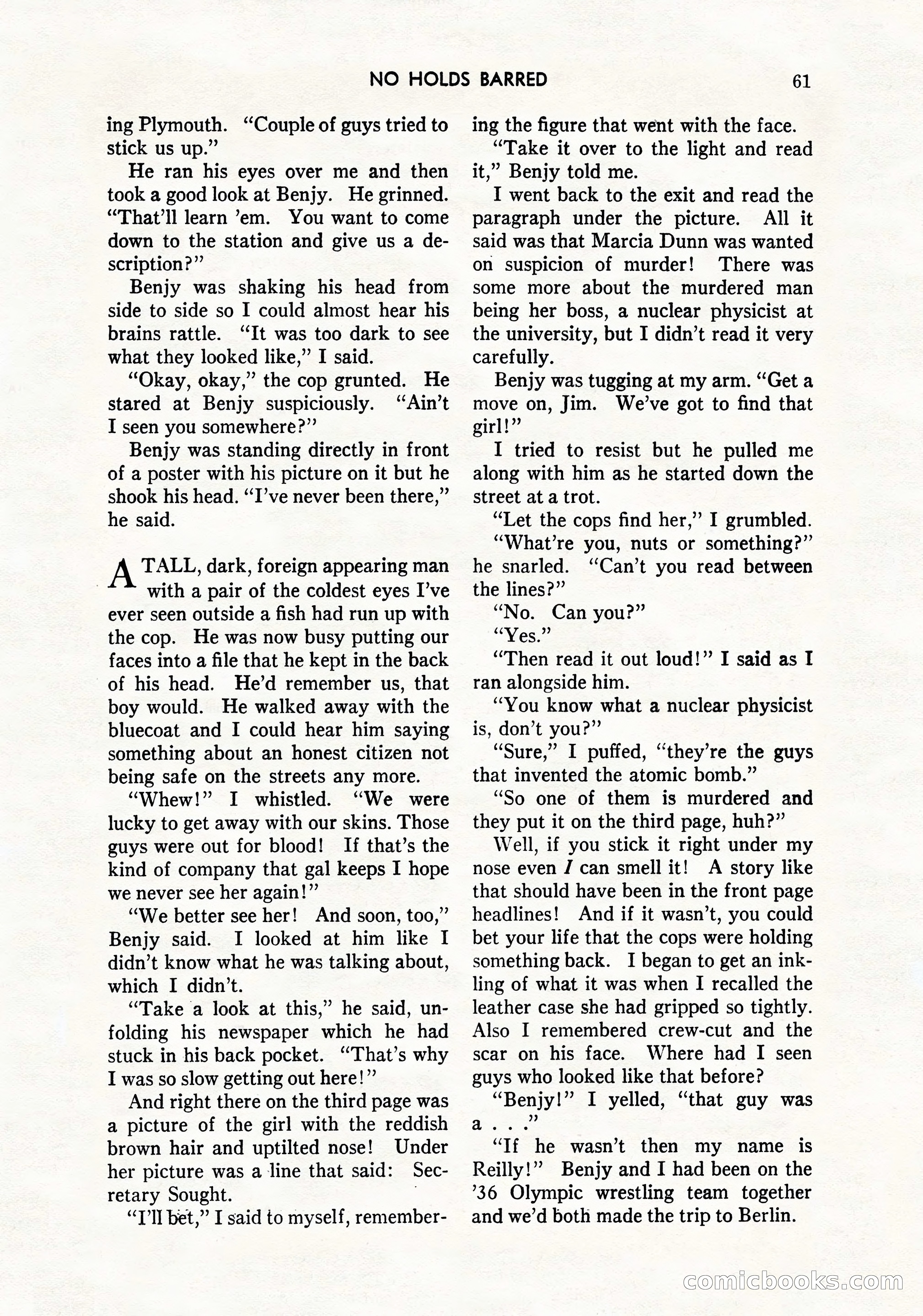 Mammoth Adventure, March 1947 — page 61 of 180