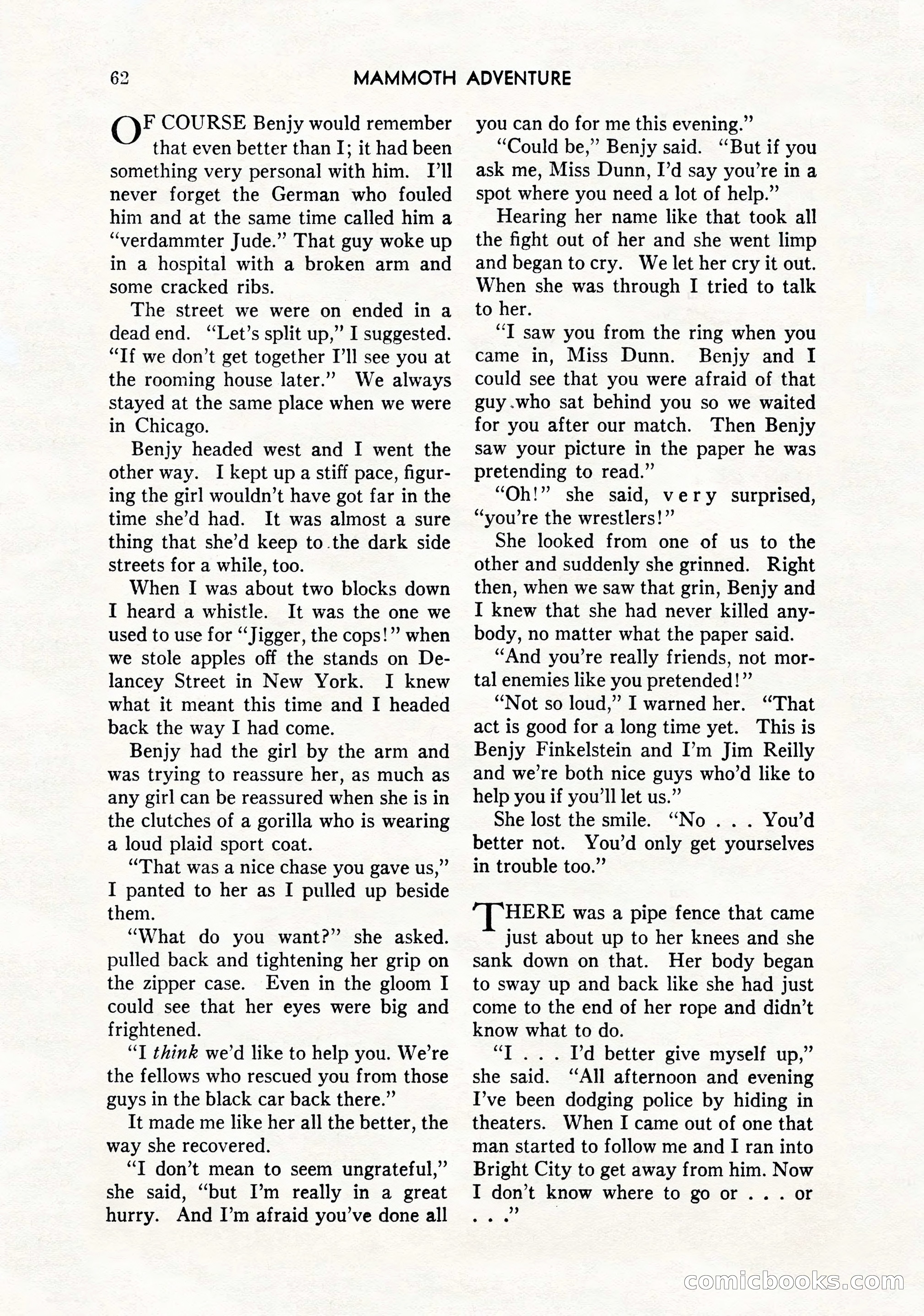 Mammoth Adventure, March 1947 — page 62 of 180