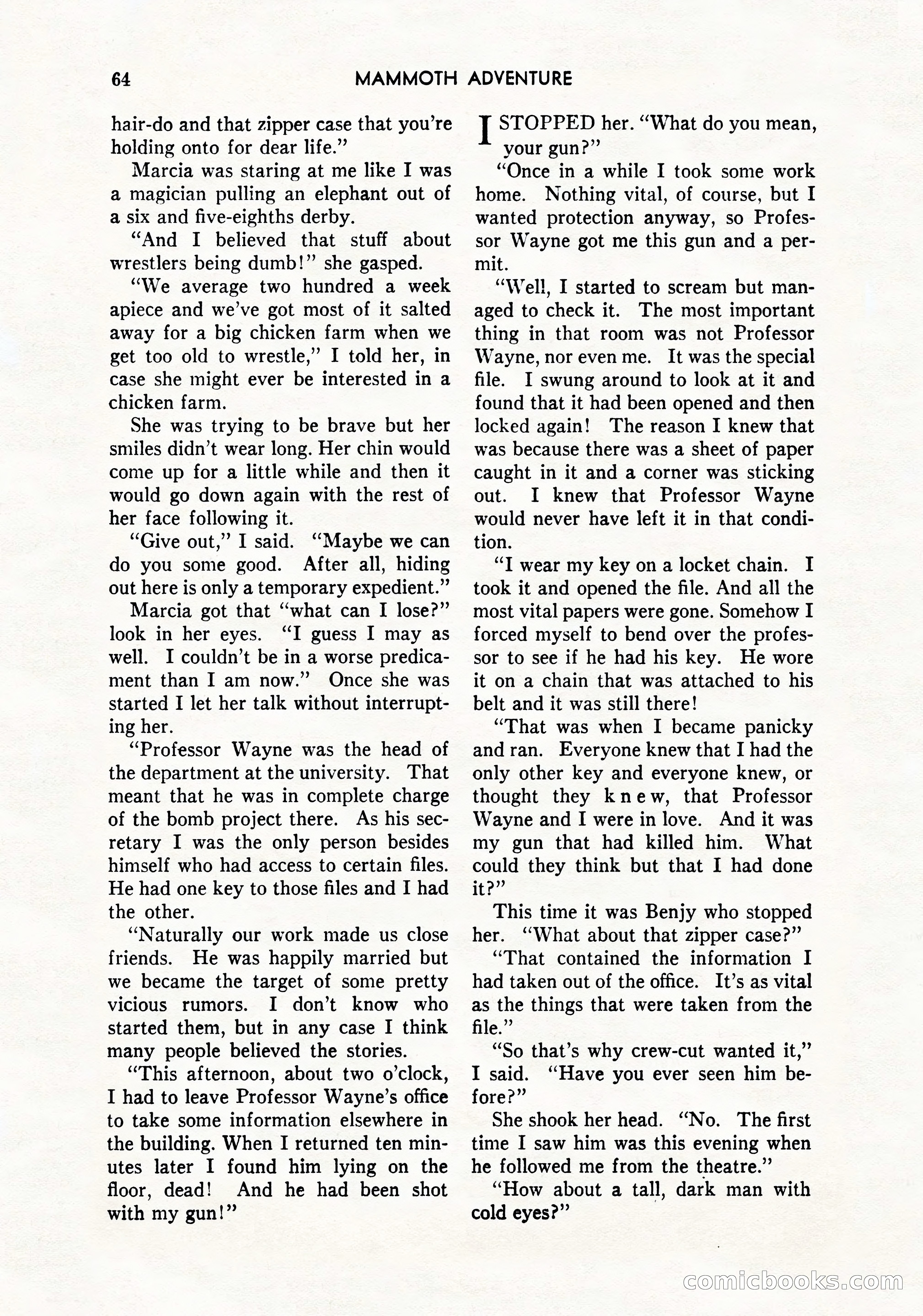 Mammoth Adventure, March 1947 — page 64 of 180