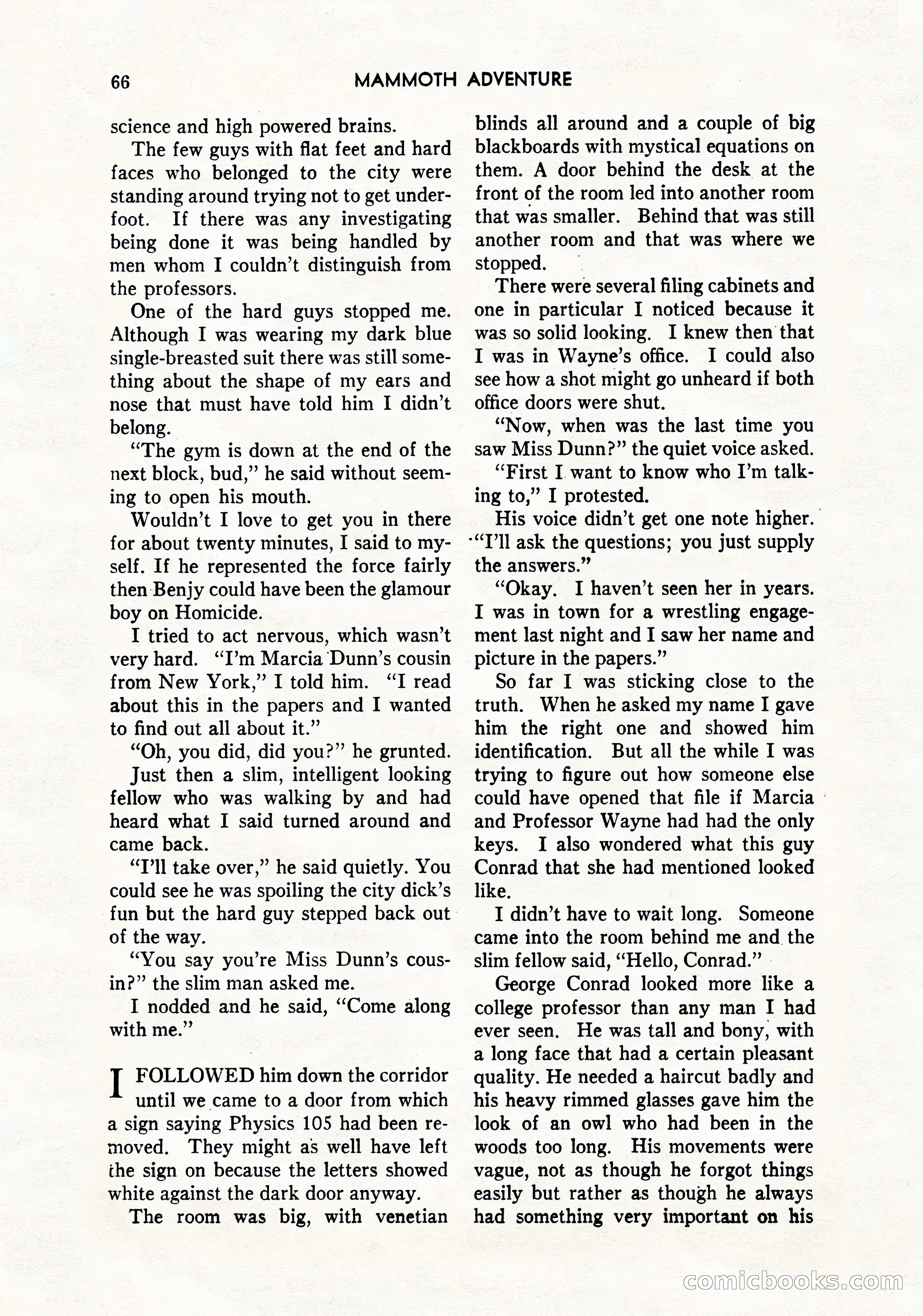 Mammoth Adventure, March 1947 — page 66 of 180