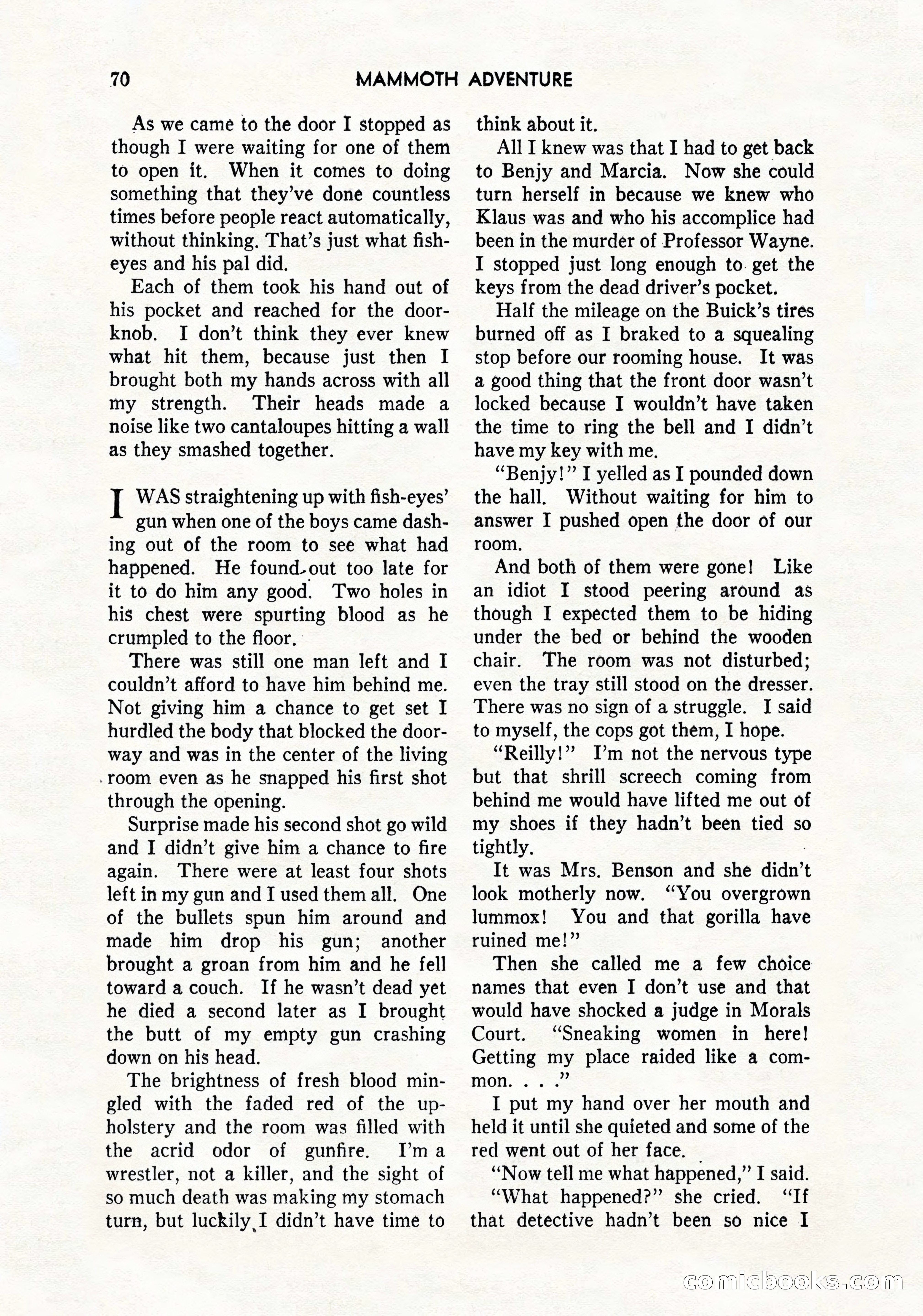 Mammoth Adventure, March 1947 — page 70 of 180