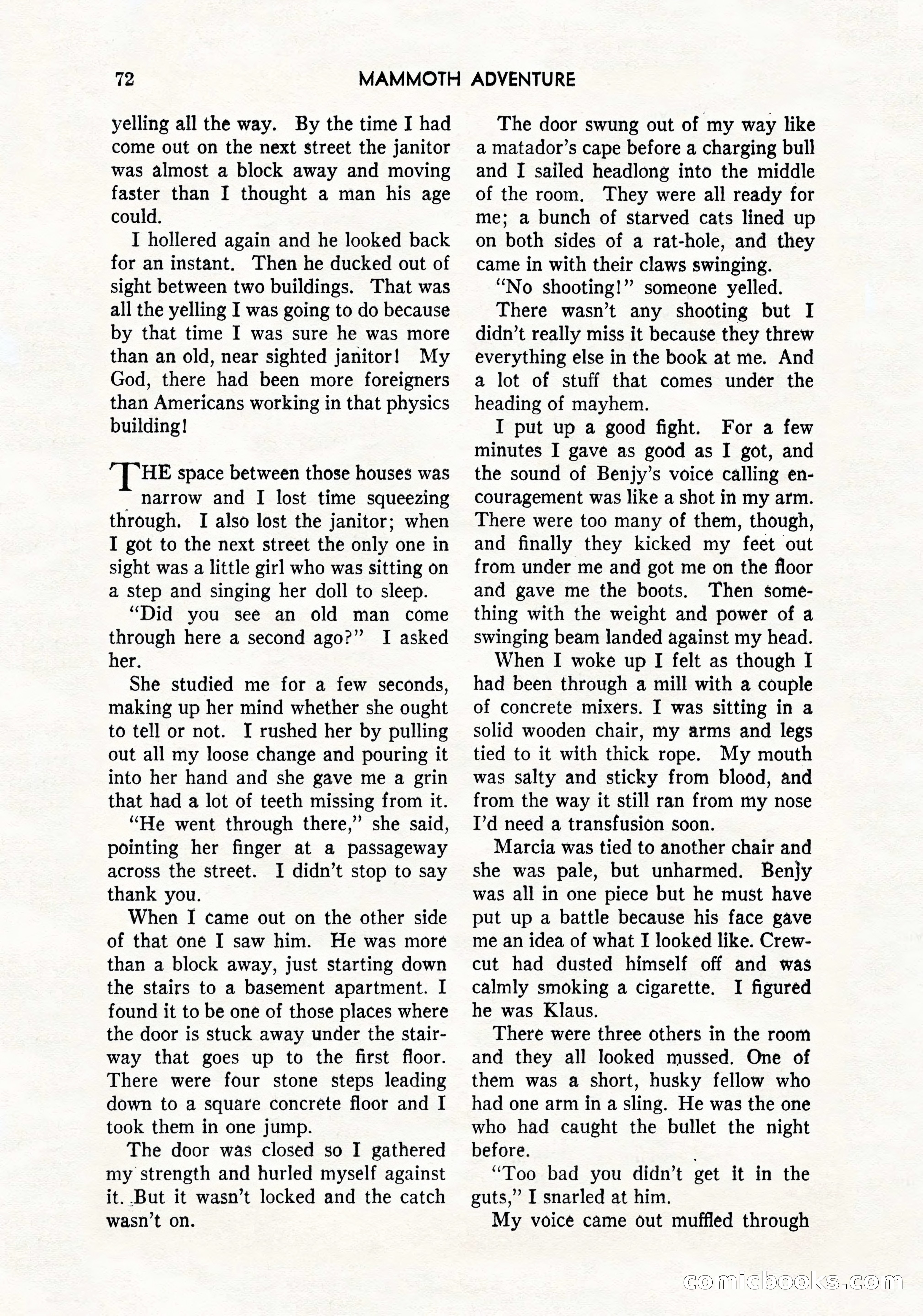 Mammoth Adventure, March 1947 — page 72 of 180