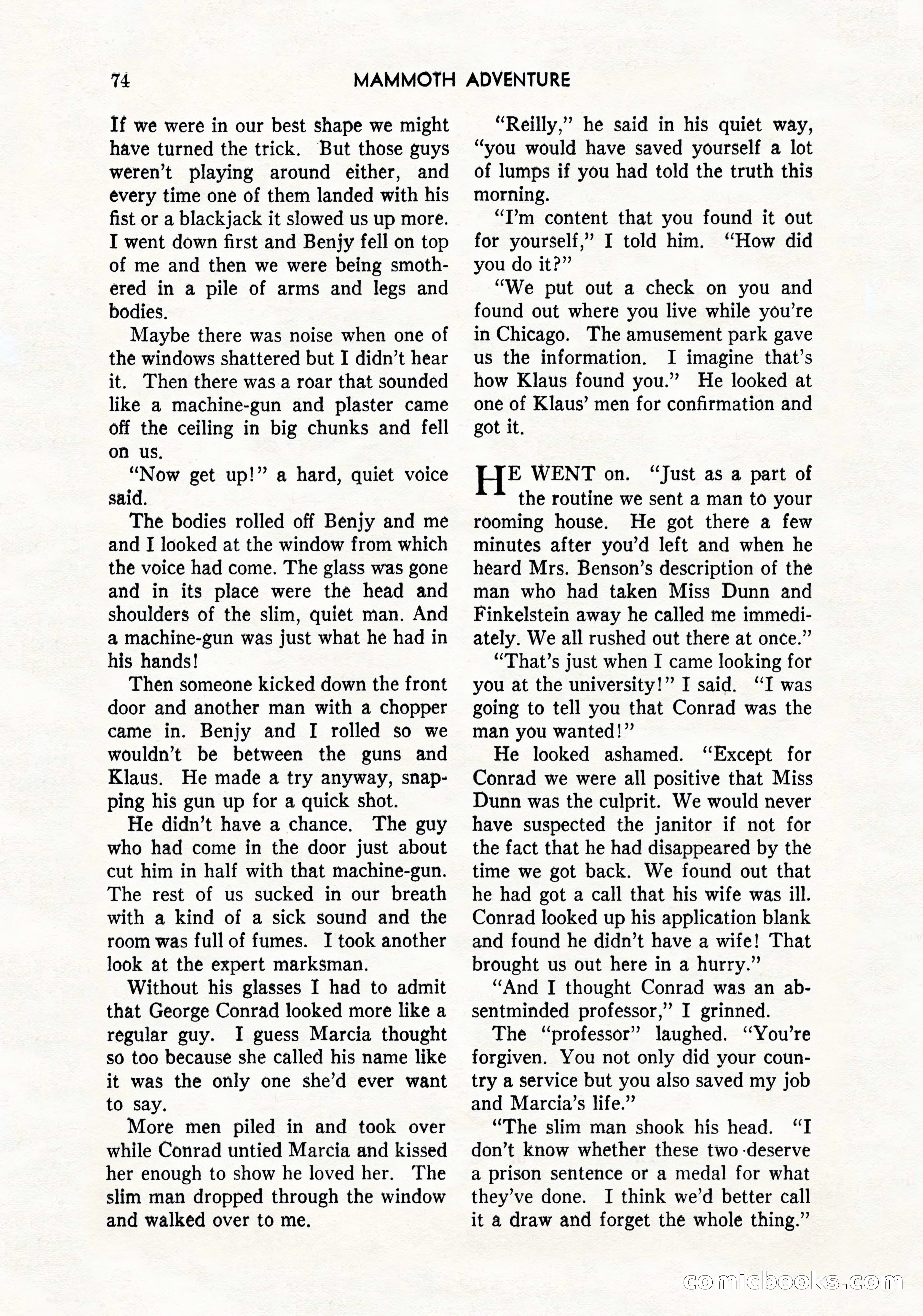 Mammoth Adventure, March 1947 — page 74 of 180