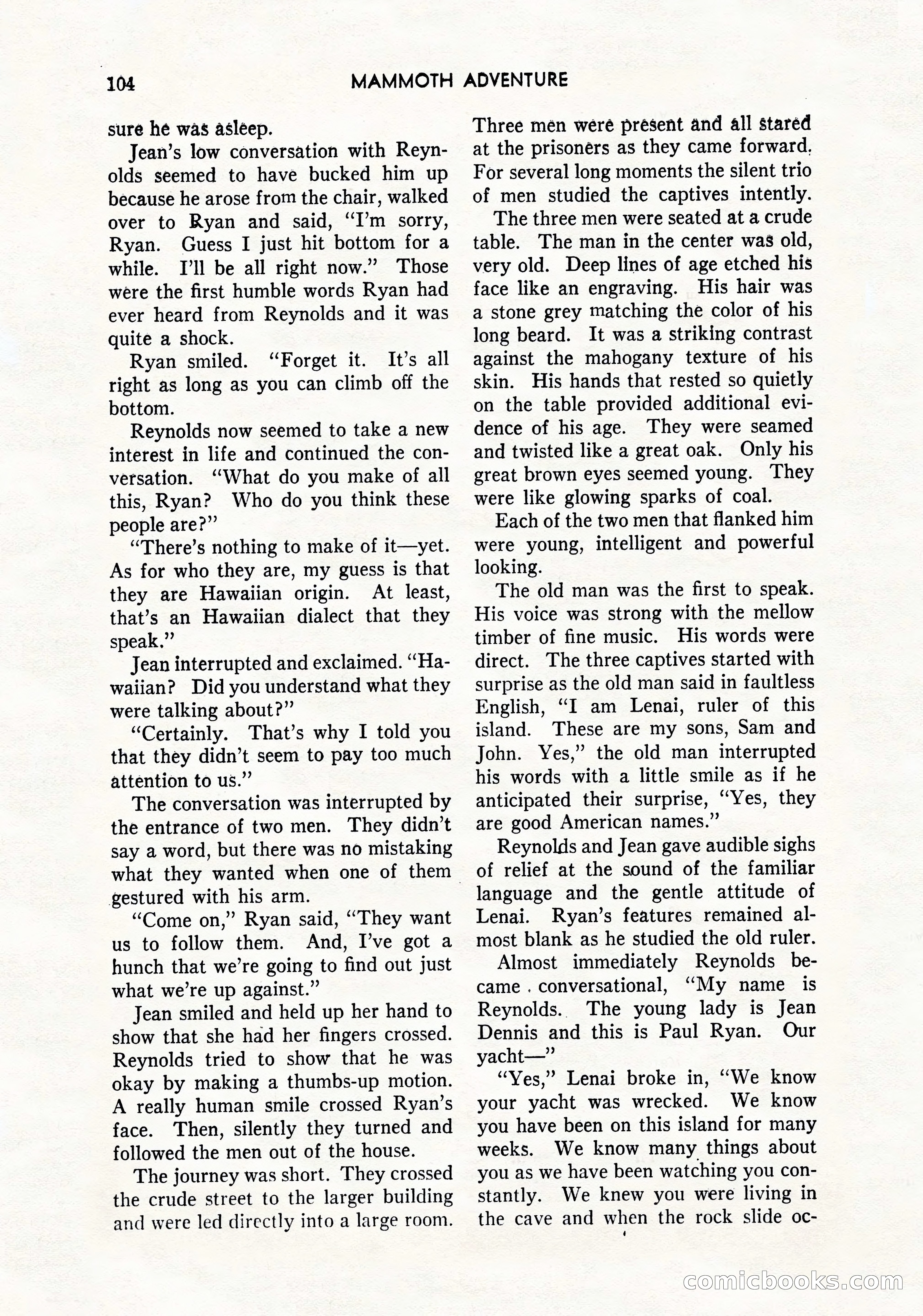 Mammoth Adventure, March 1947 — page 104 of 180