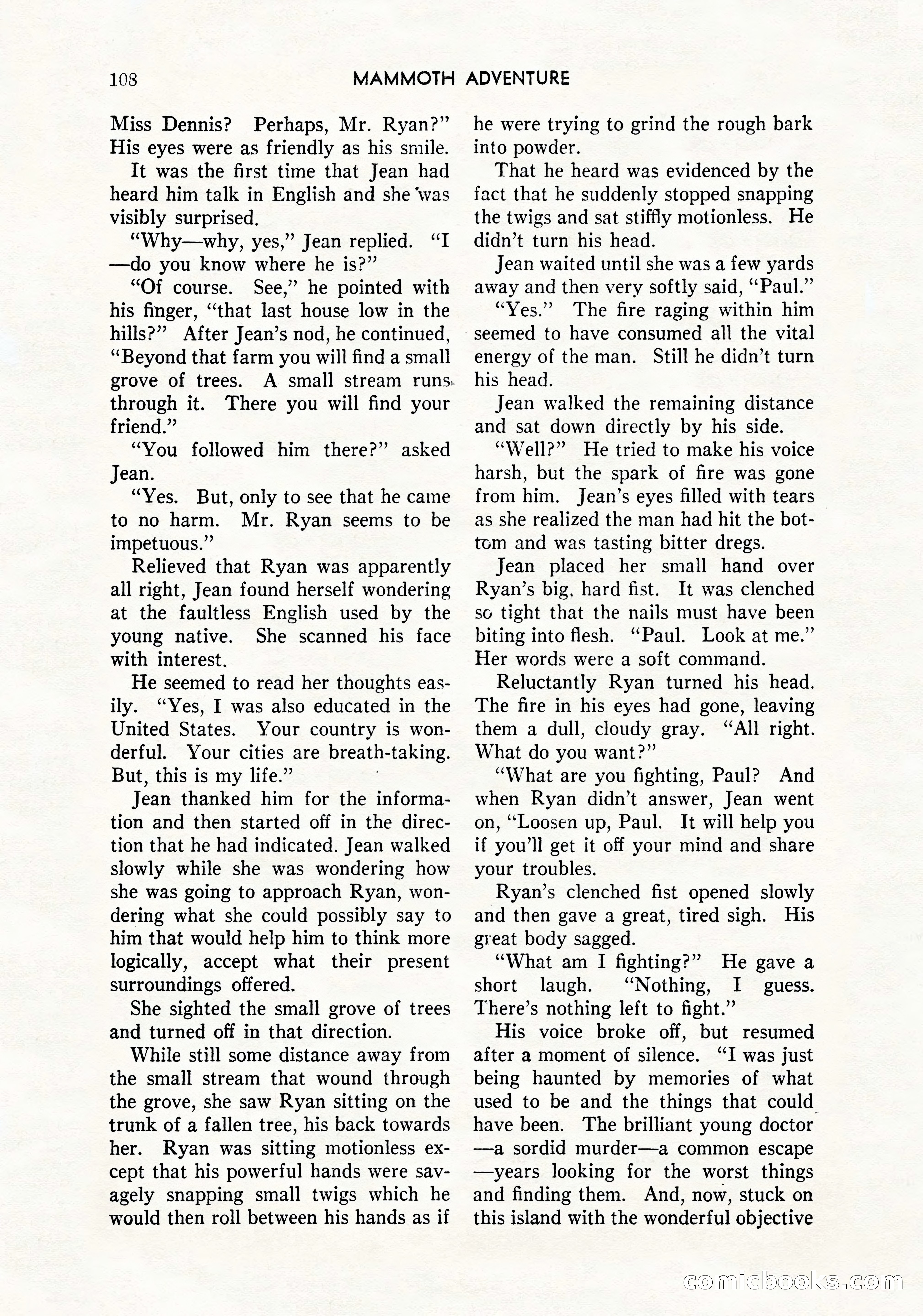 Mammoth Adventure, March 1947 — page 108 of 180