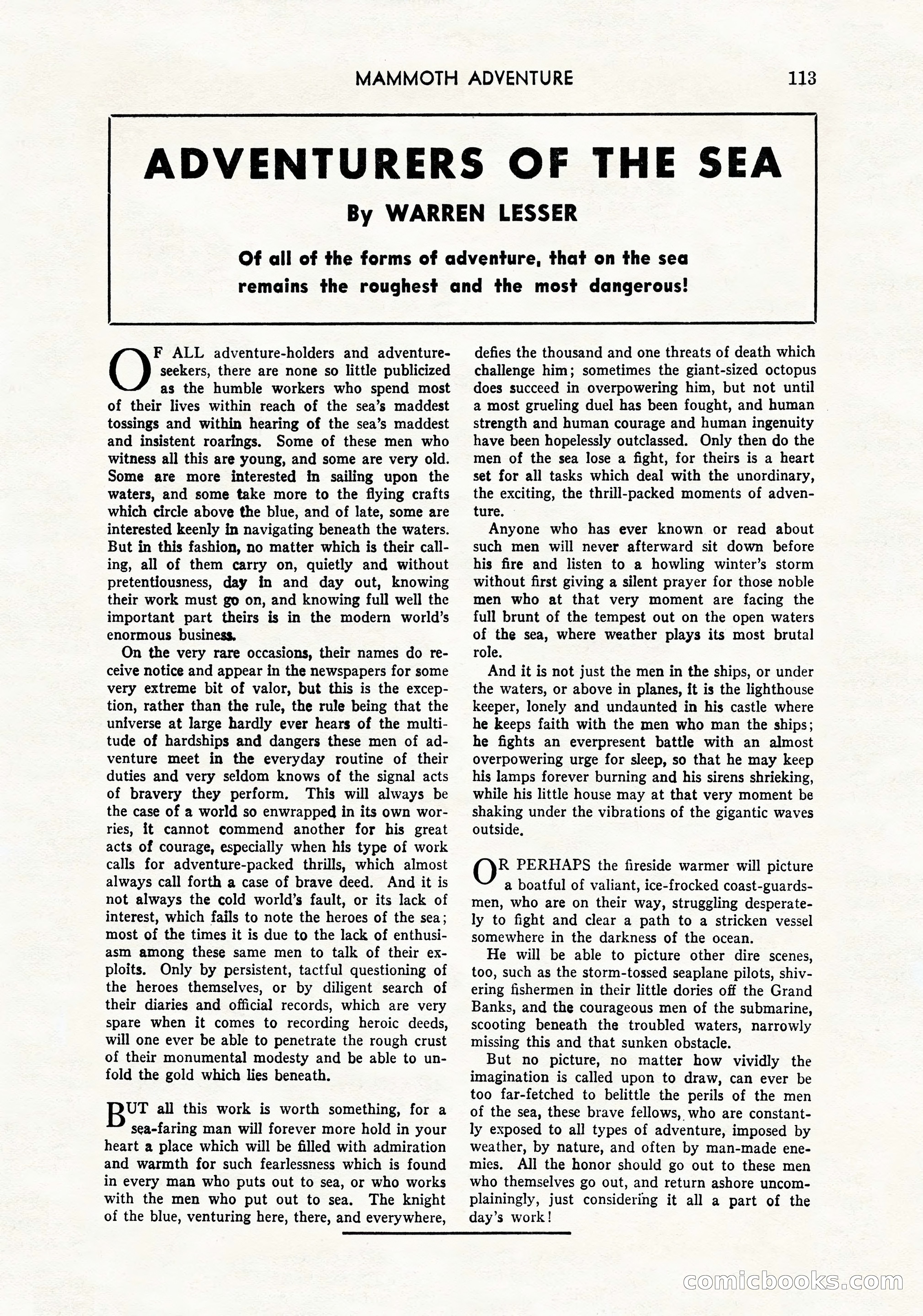 Mammoth Adventure, March 1947 — page 113 of 180