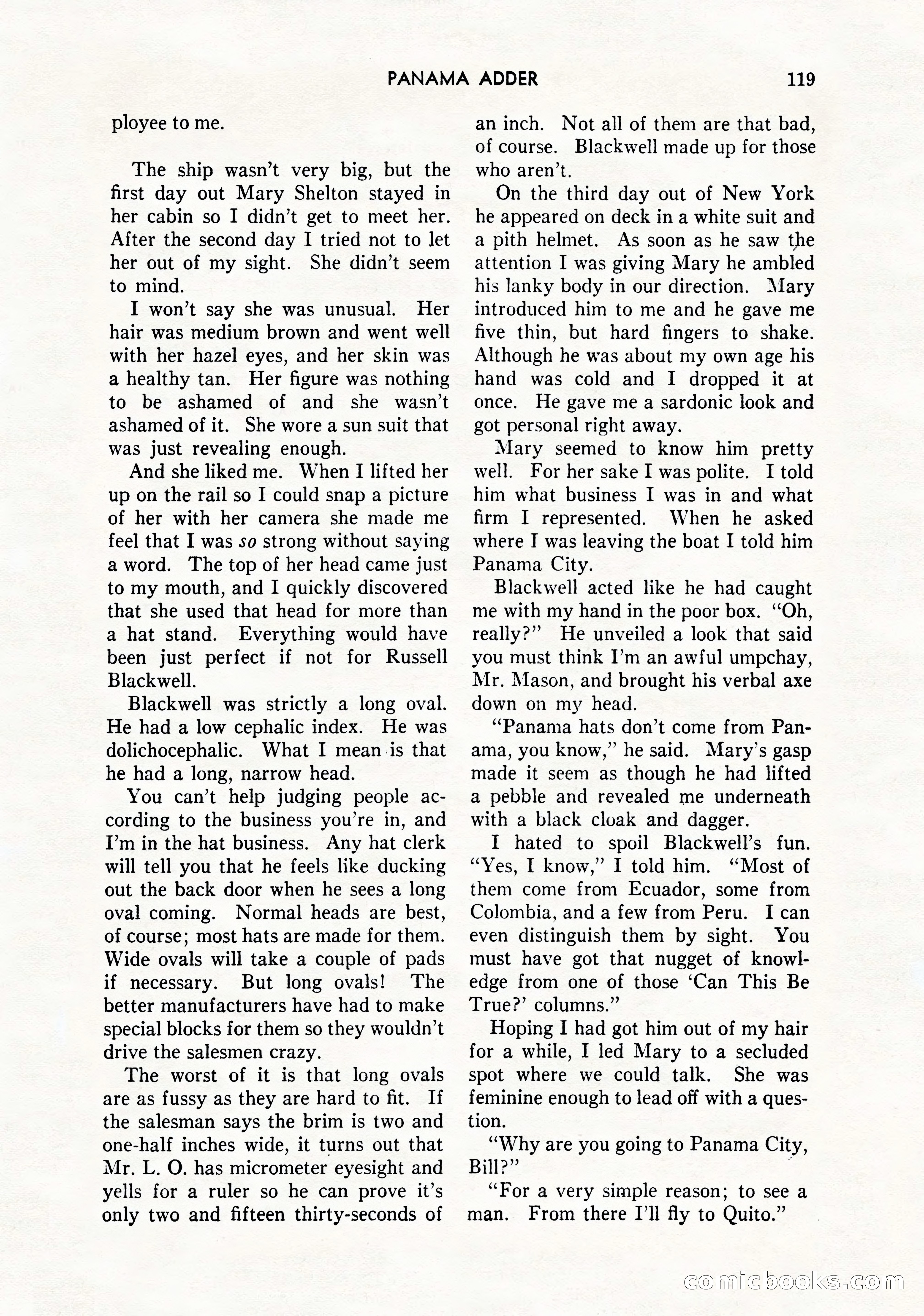 Mammoth Adventure, March 1947 — page 119 of 180