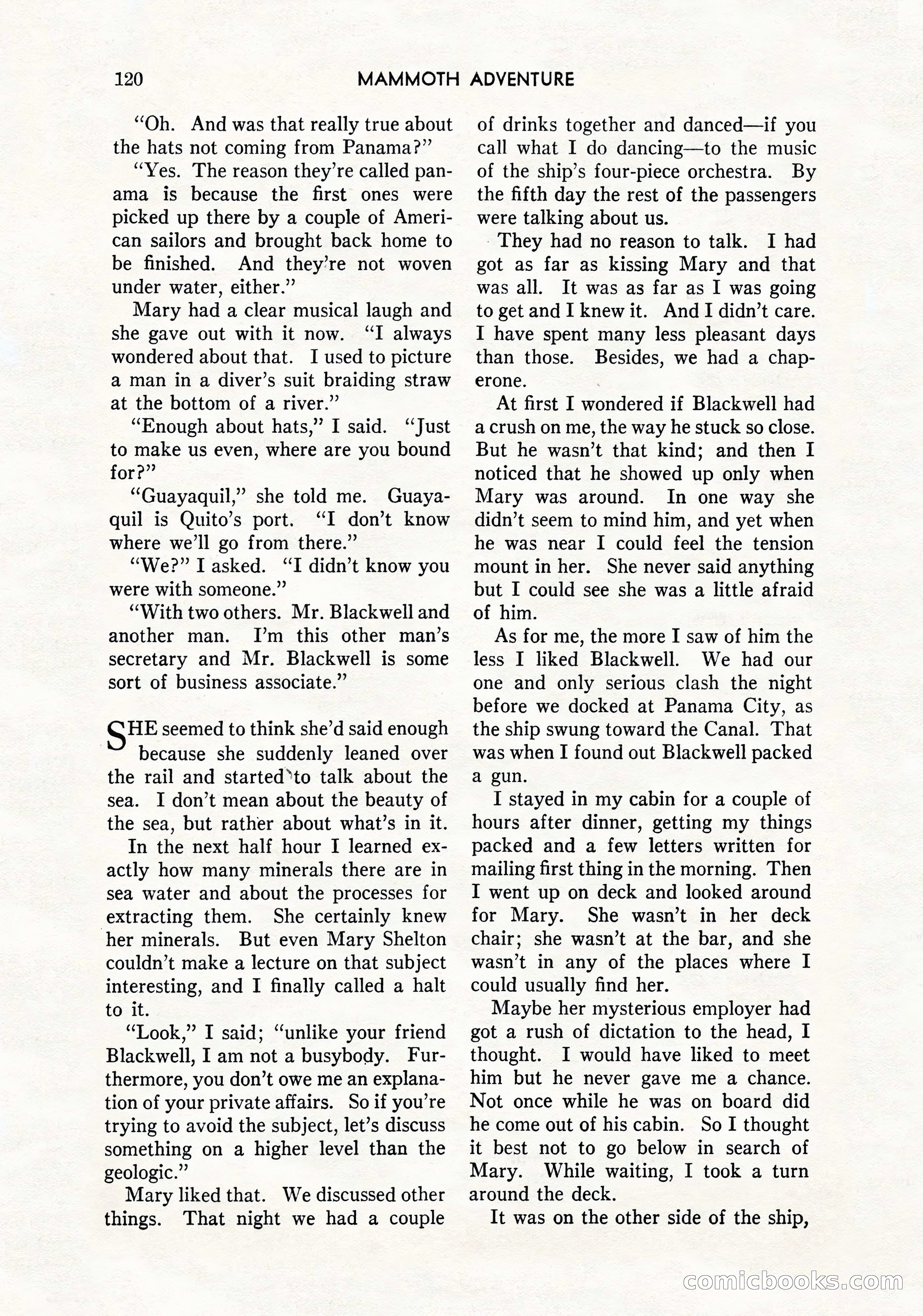 Mammoth Adventure, March 1947 — page 120 of 180