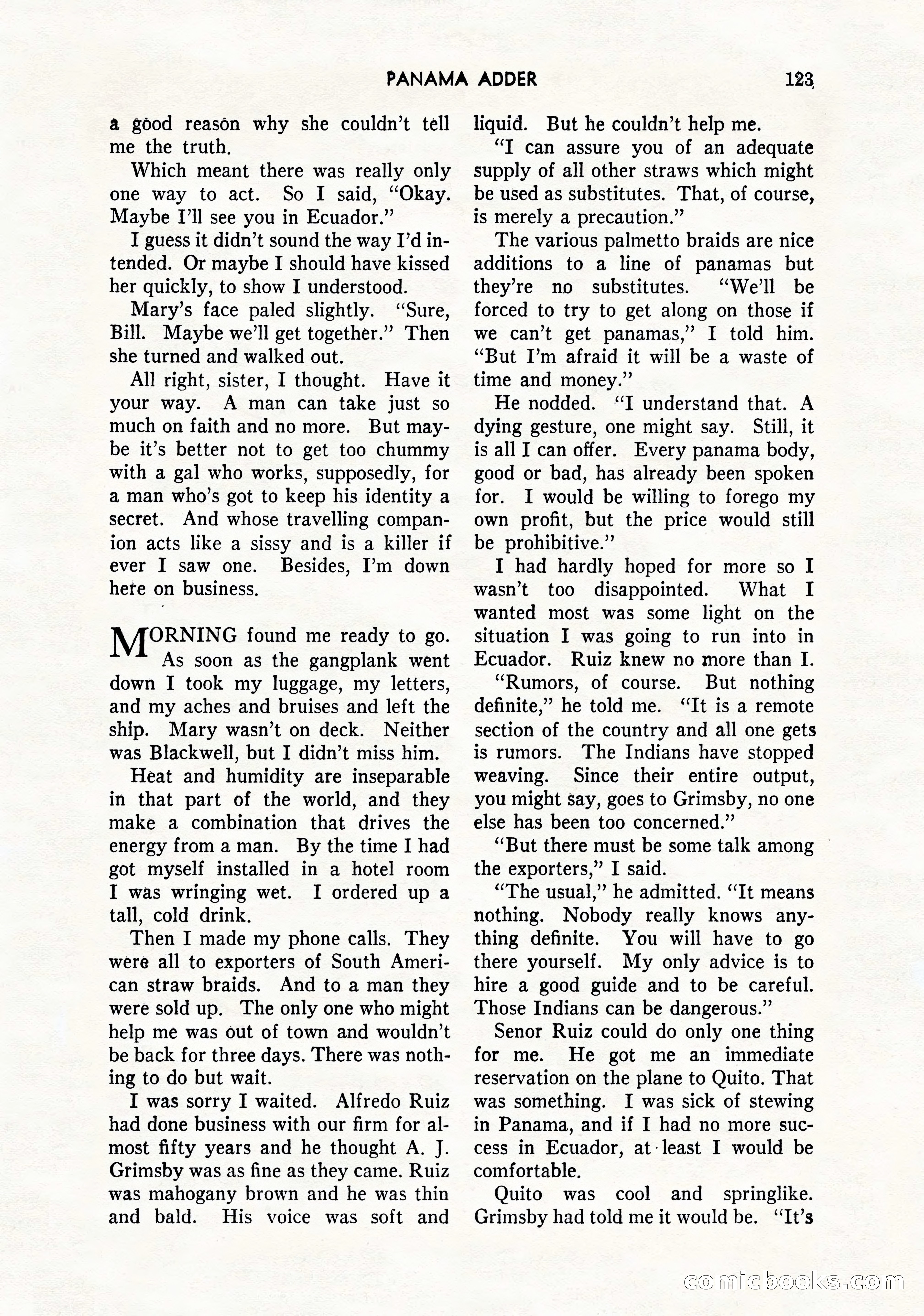 Mammoth Adventure, March 1947 — page 123 of 180