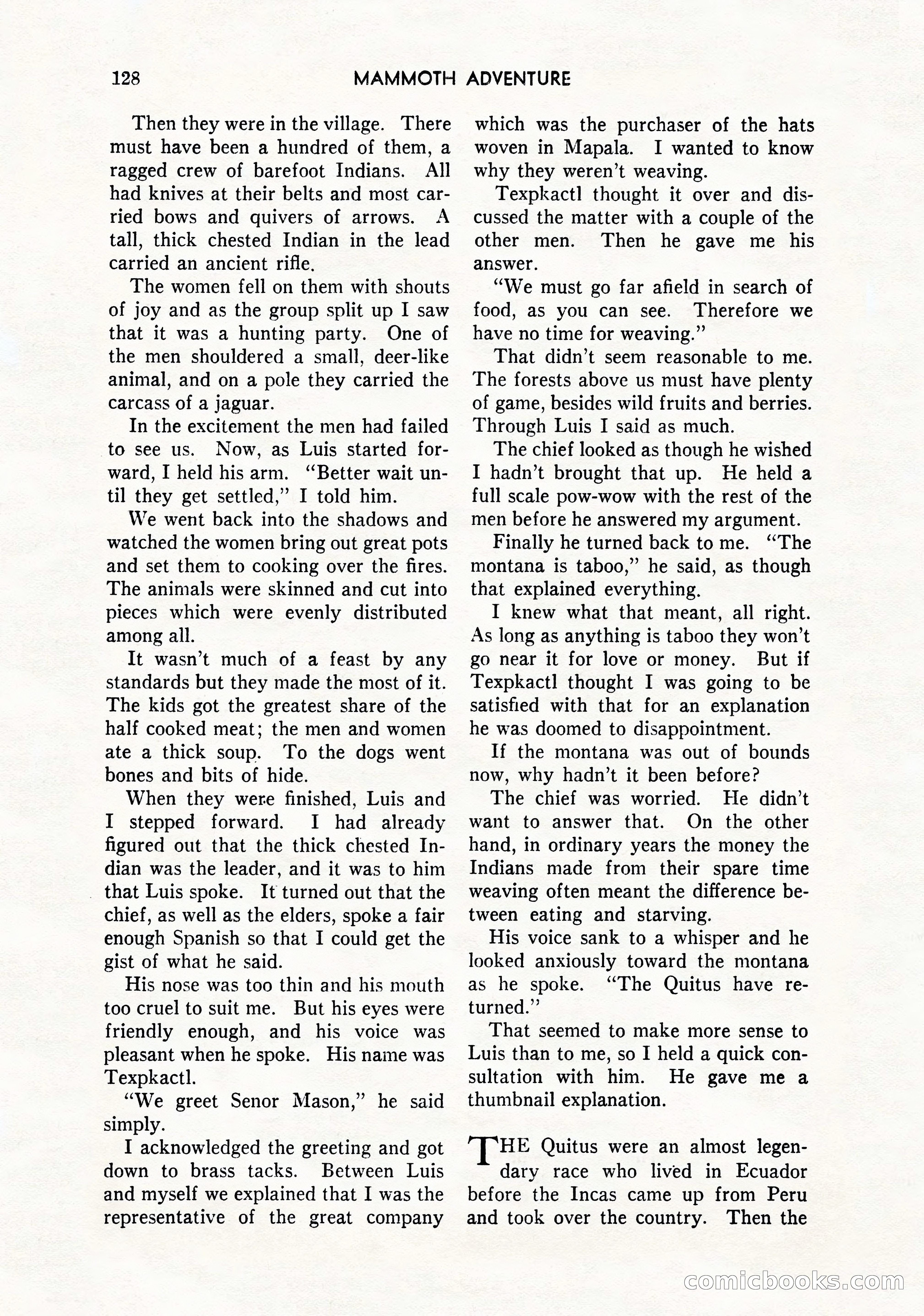 Mammoth Adventure, March 1947 — page 128 of 180