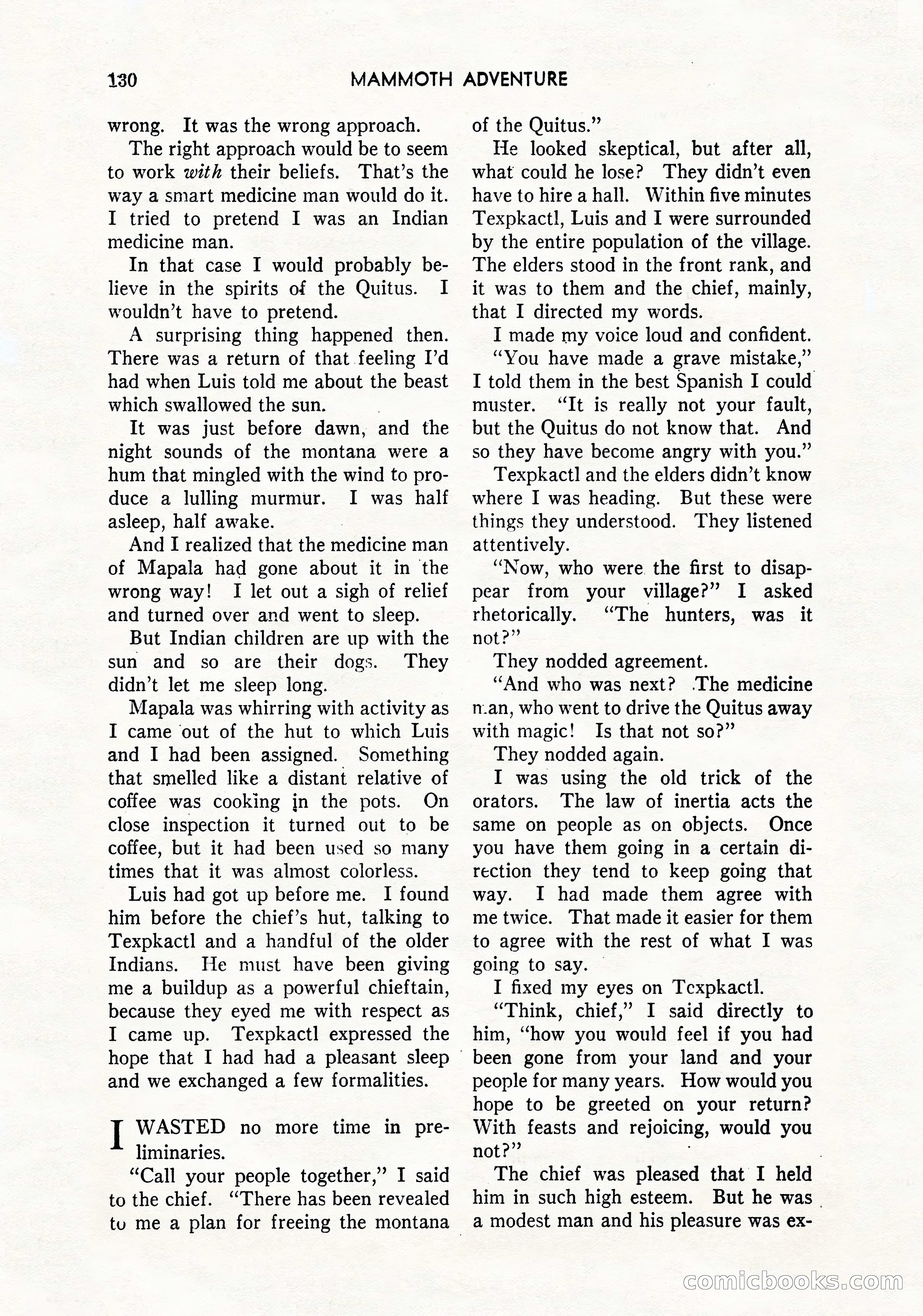 Mammoth Adventure, March 1947 — page 130 of 180
