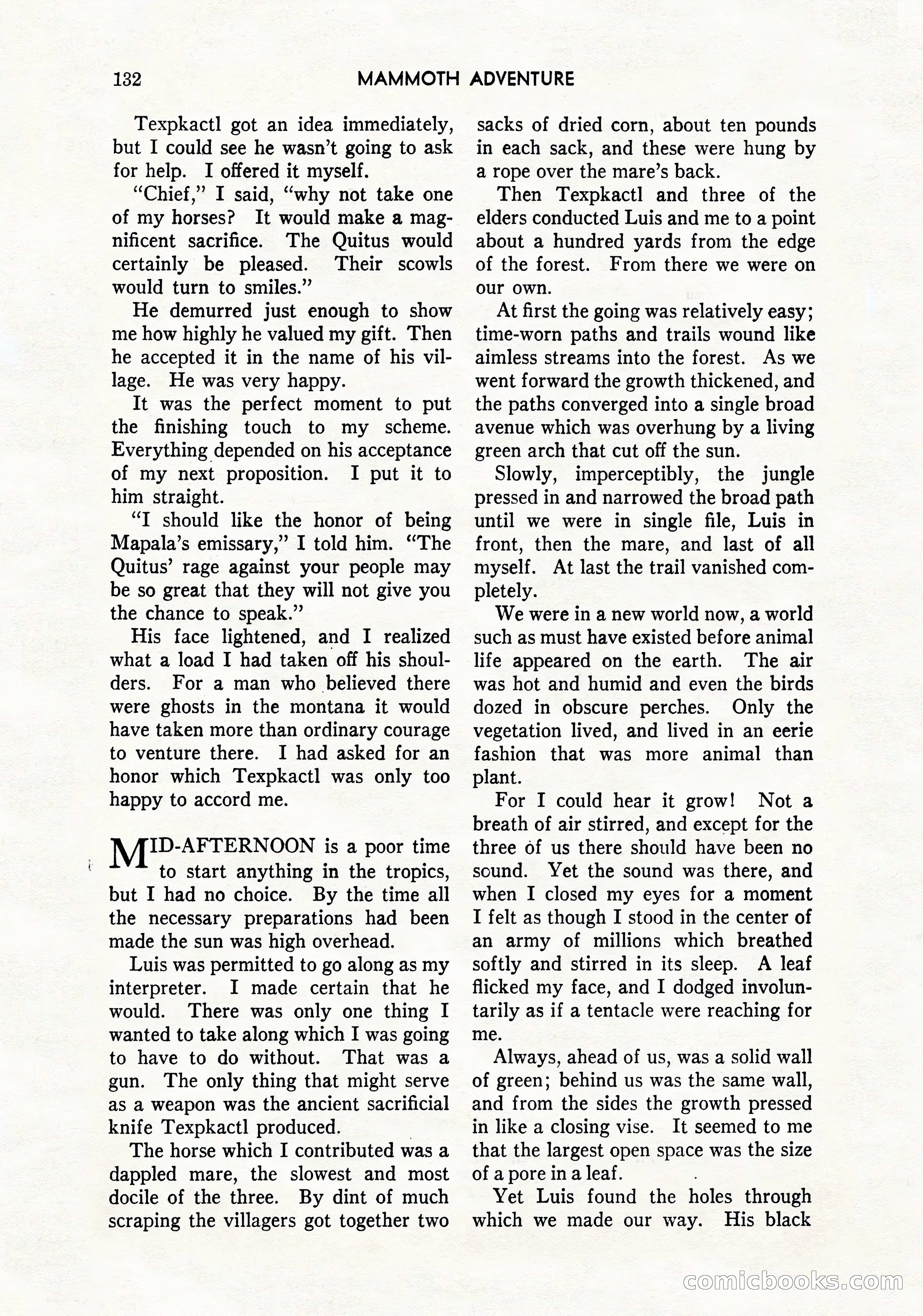 Mammoth Adventure, March 1947 — page 132 of 180