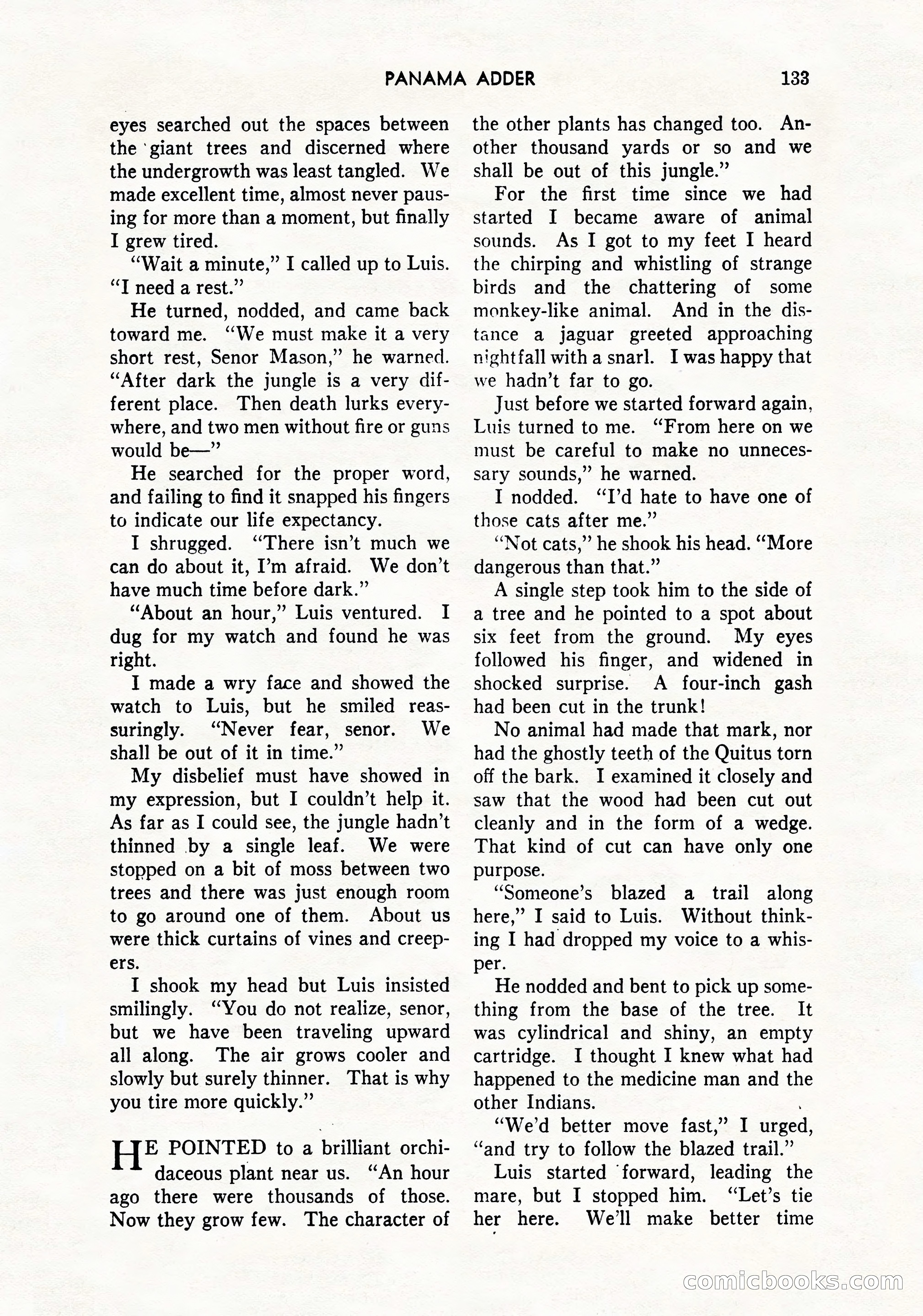 Mammoth Adventure, March 1947 — page 133 of 180