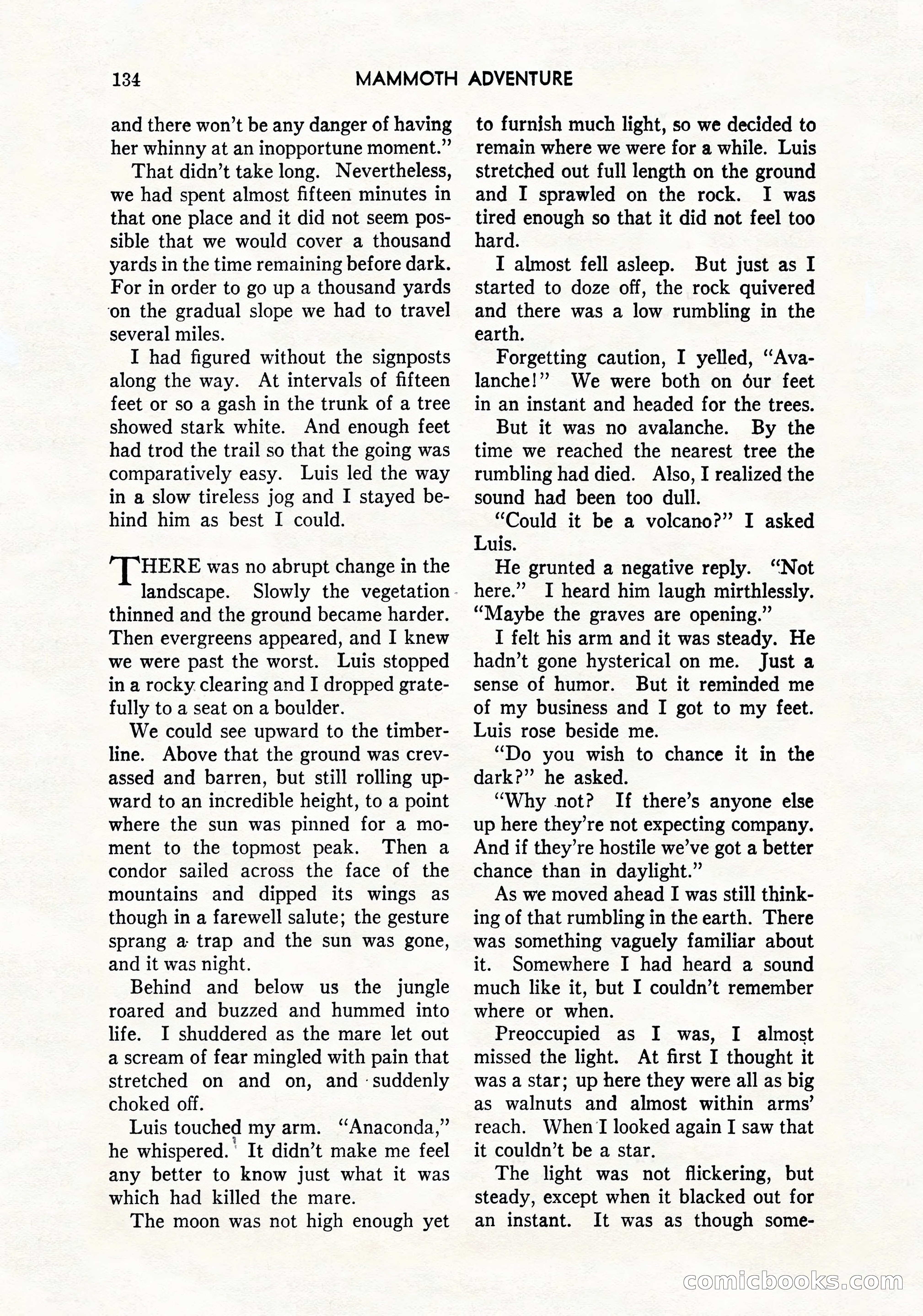 Mammoth Adventure, March 1947 — page 134 of 180