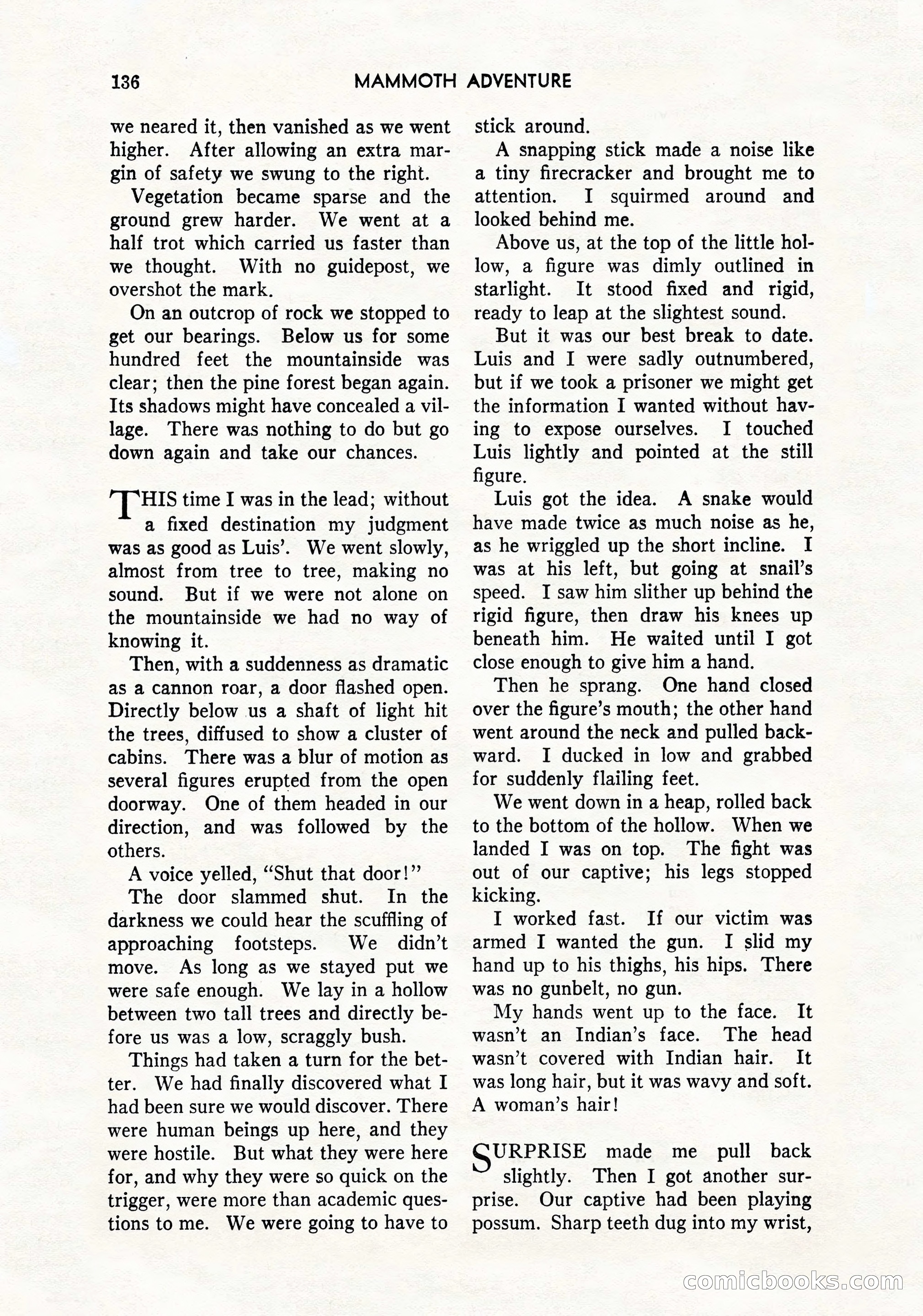 Mammoth Adventure, March 1947 — page 136 of 180