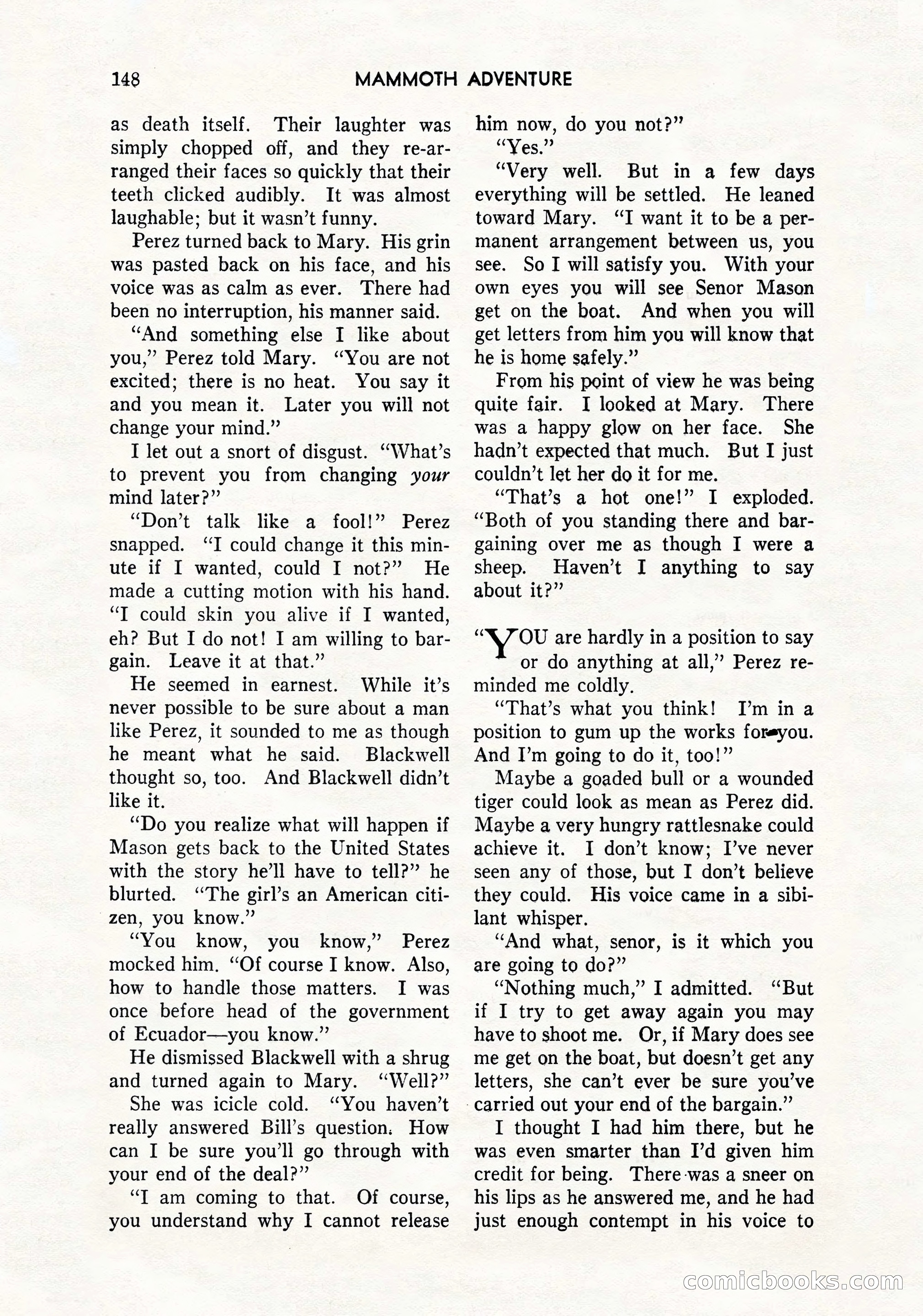 Mammoth Adventure, March 1947 — page 148 of 180