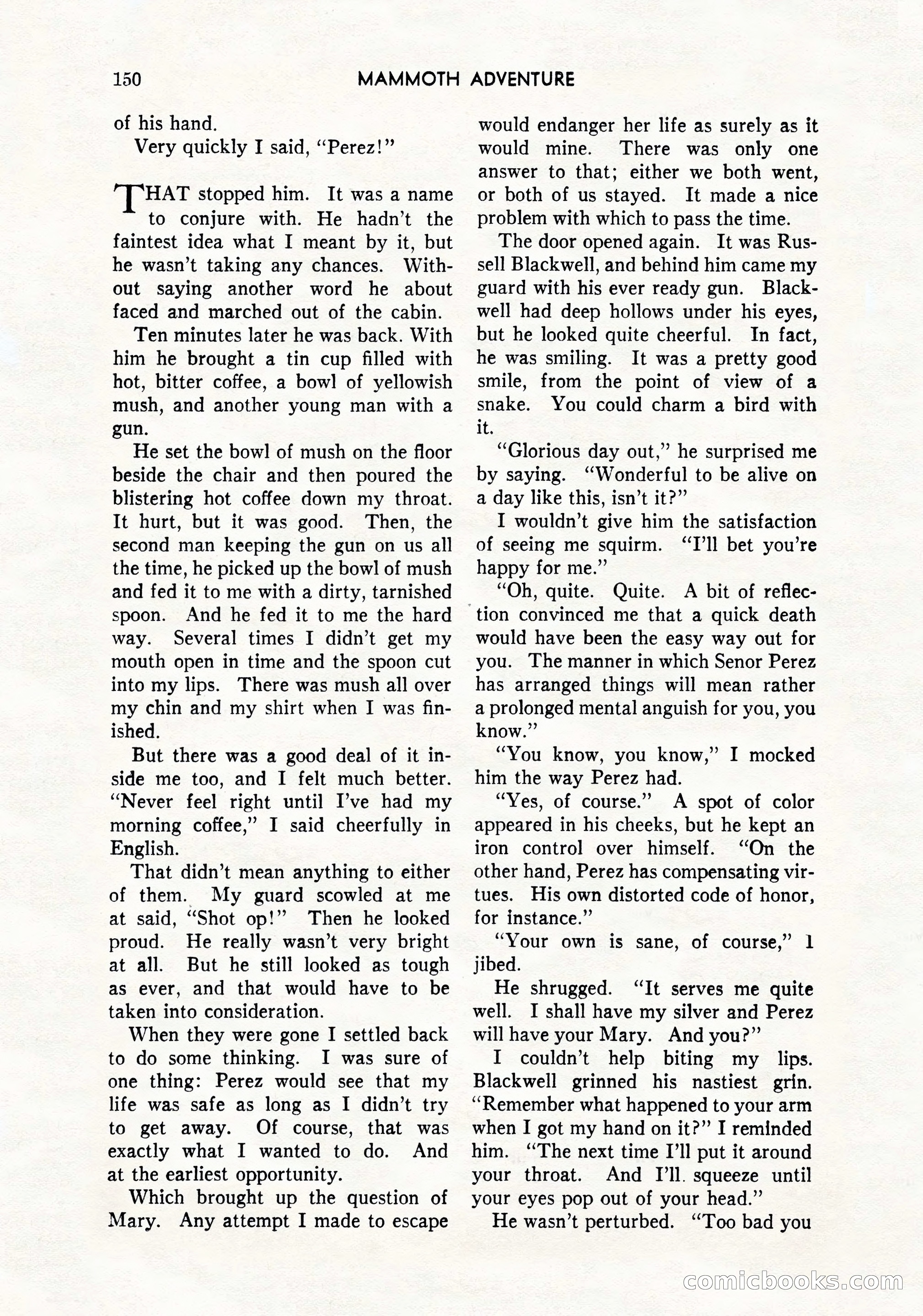 Mammoth Adventure, March 1947 — page 150 of 180