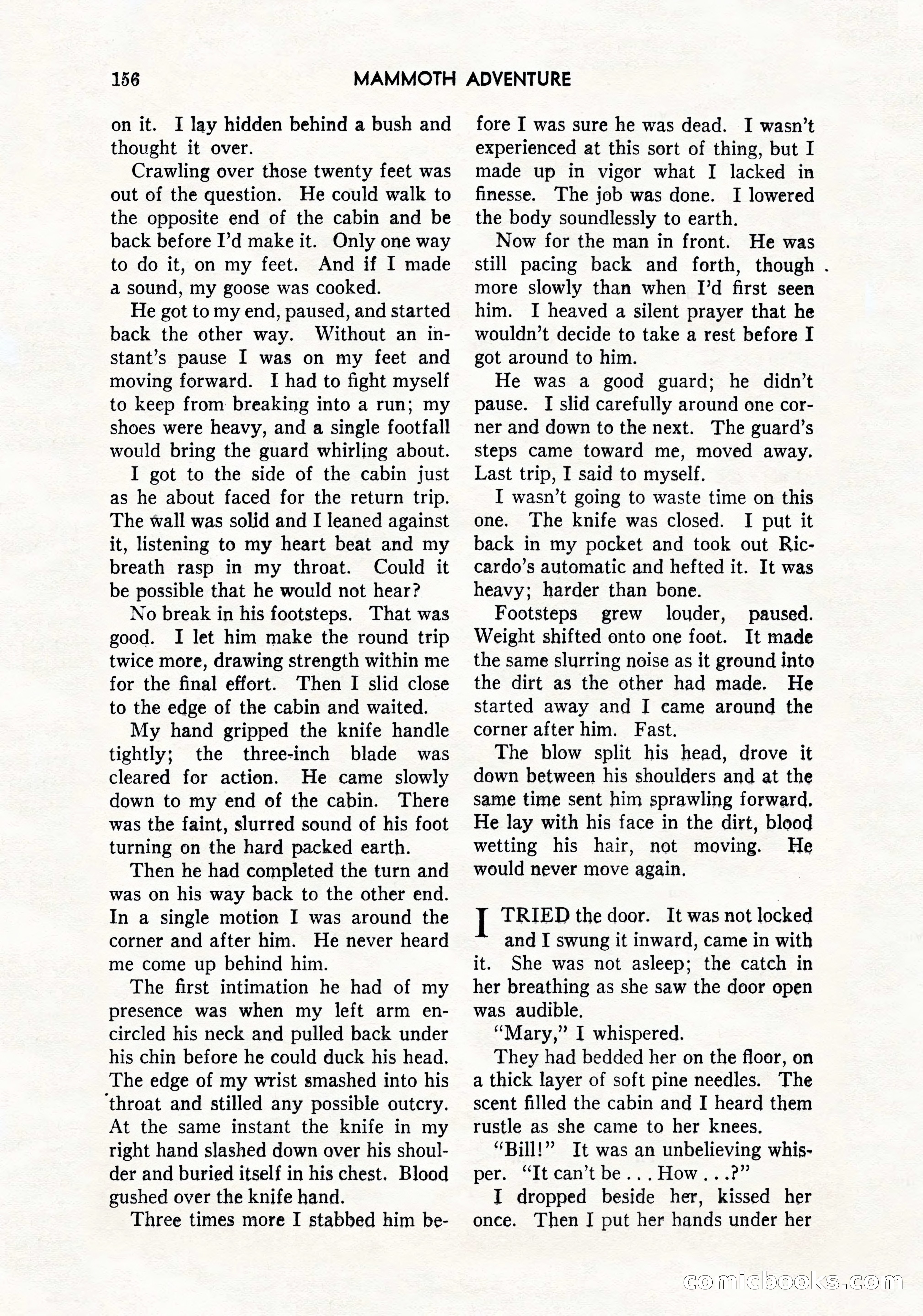 Mammoth Adventure, March 1947 — page 156 of 180