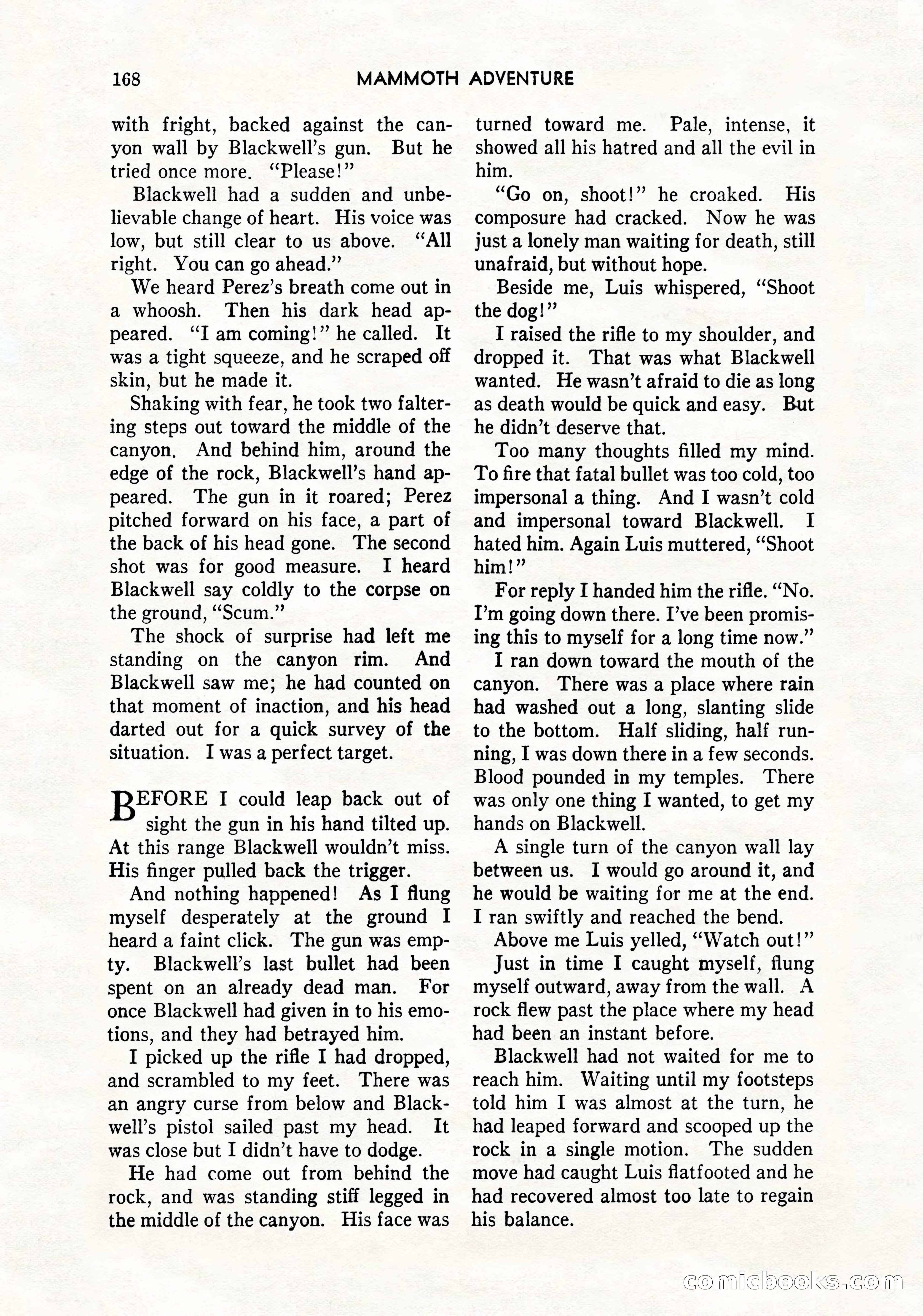 Mammoth Adventure, March 1947 — page 168 of 180