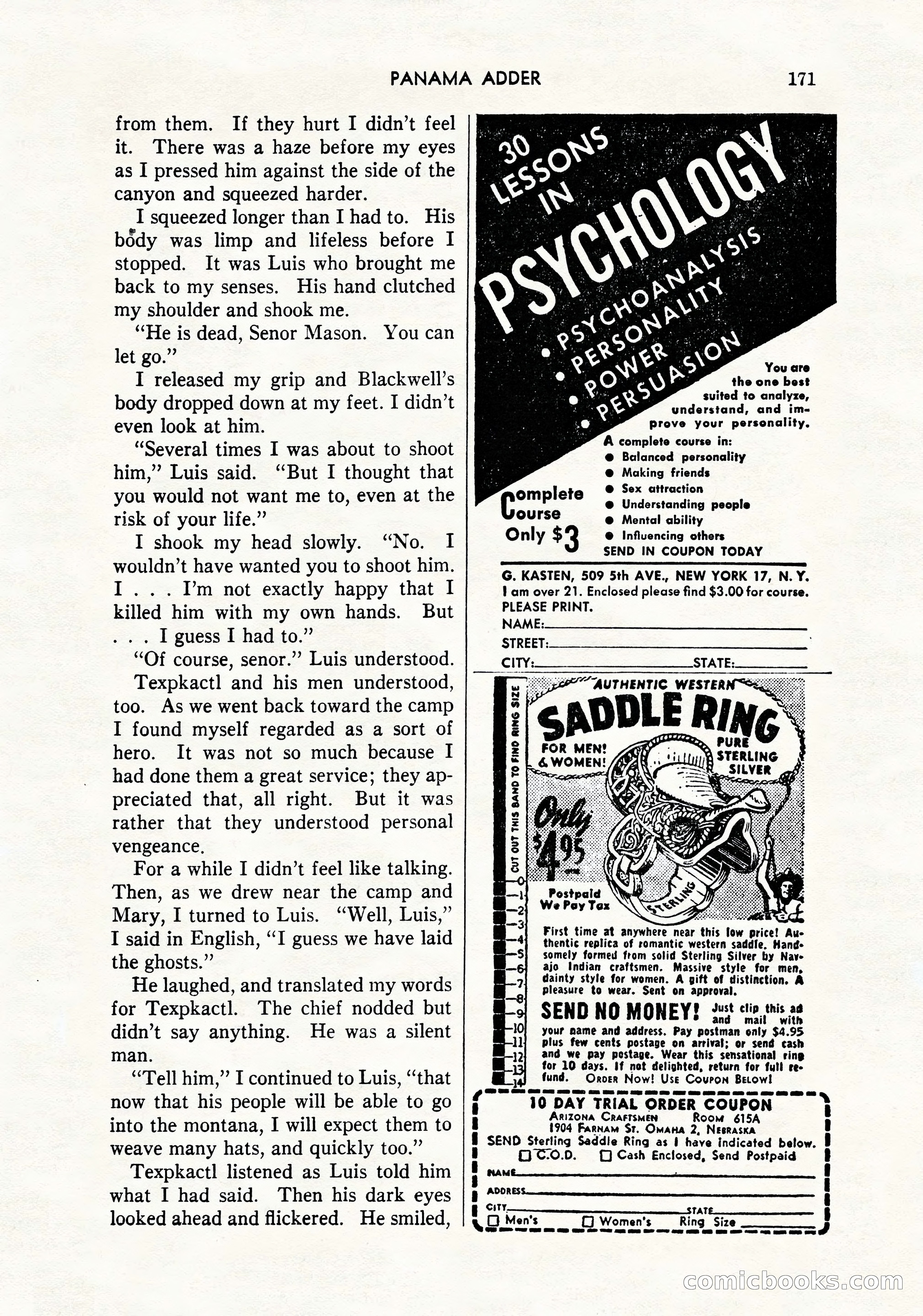 Mammoth Adventure, March 1947 — page 171 of 180