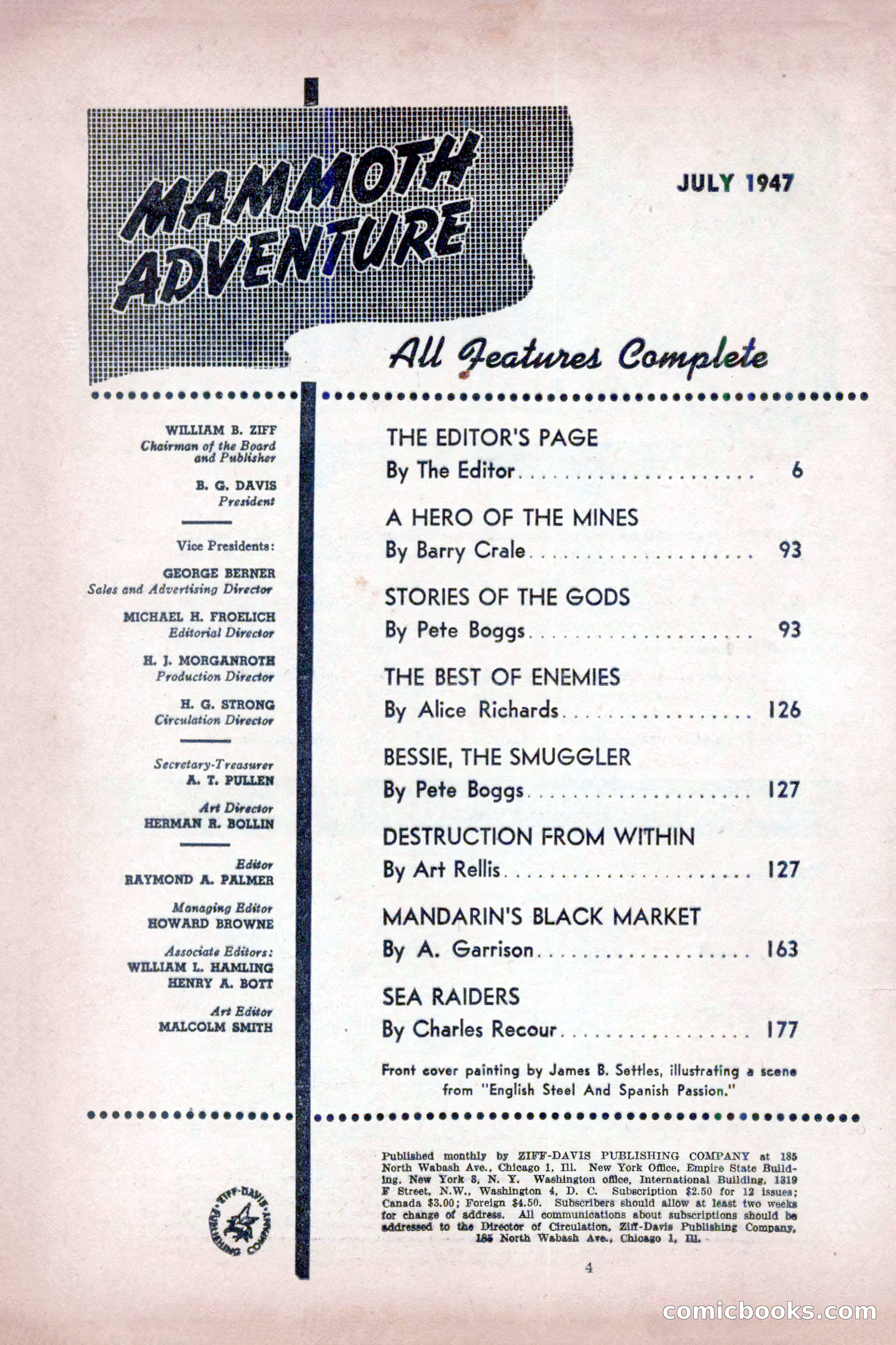 Mammoth Adventure, July 1947 — page 4 of 180