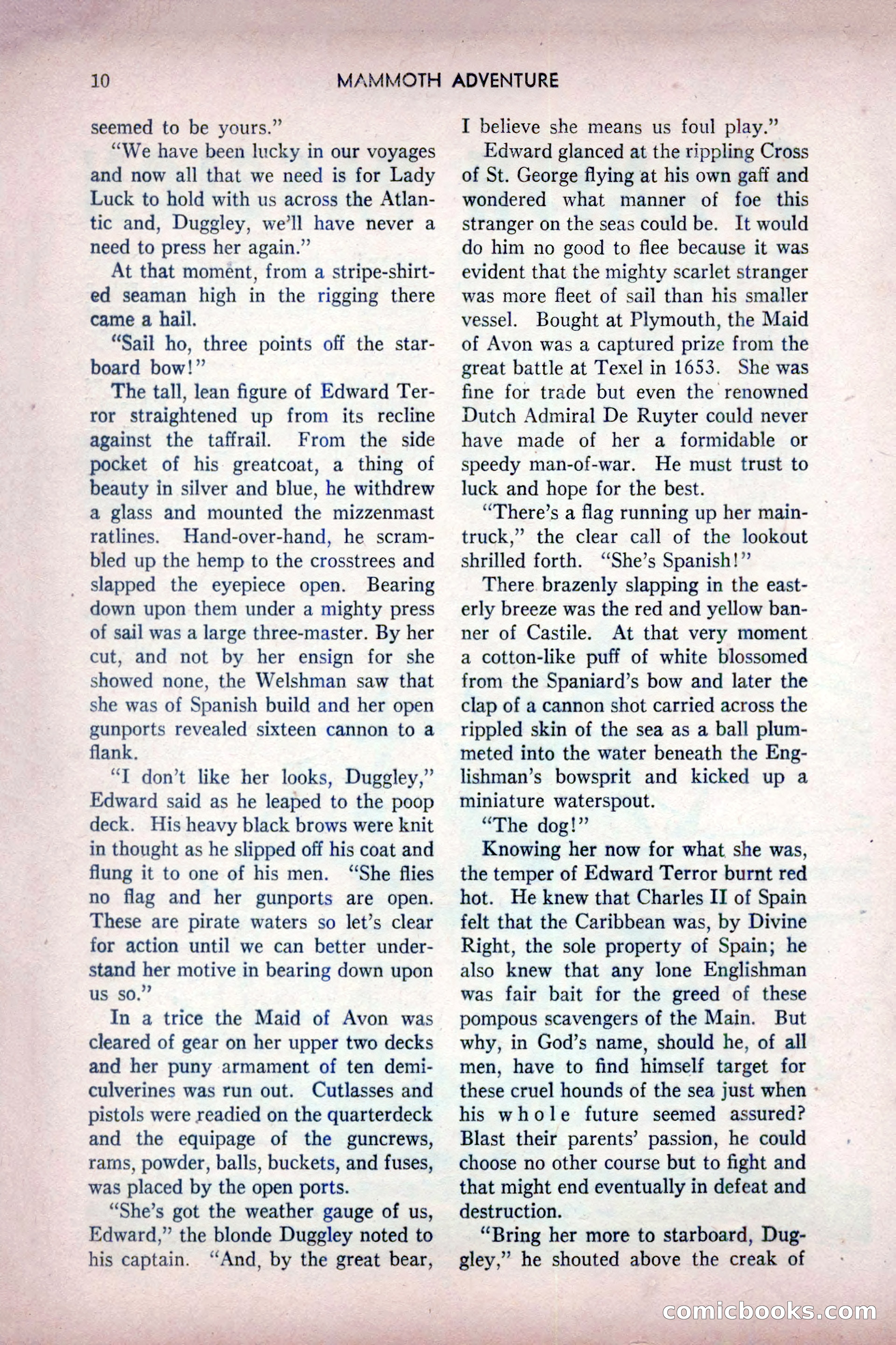 Mammoth Adventure, July 1947 — page 10 of 180