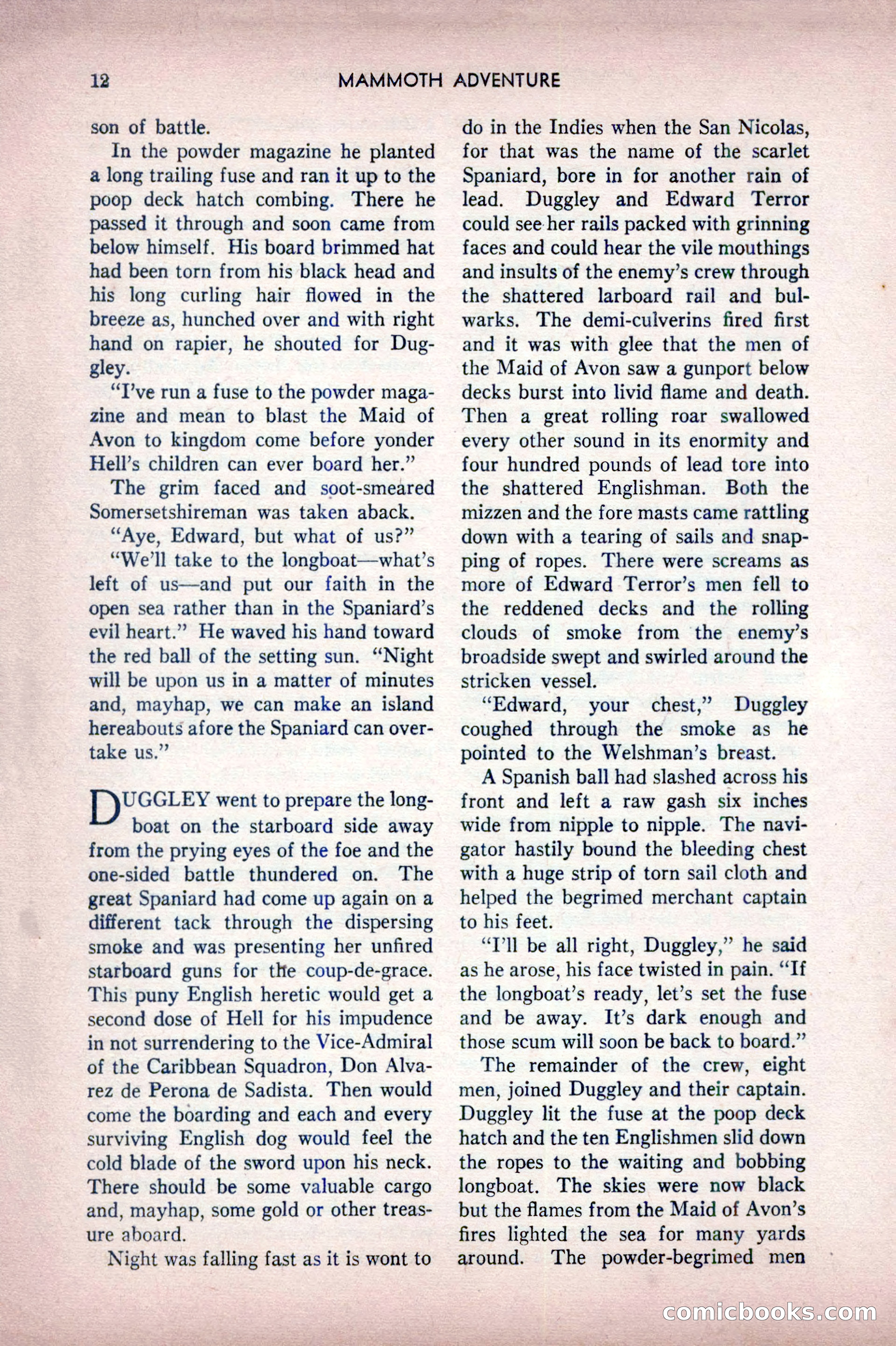 Mammoth Adventure, July 1947 — page 12 of 180