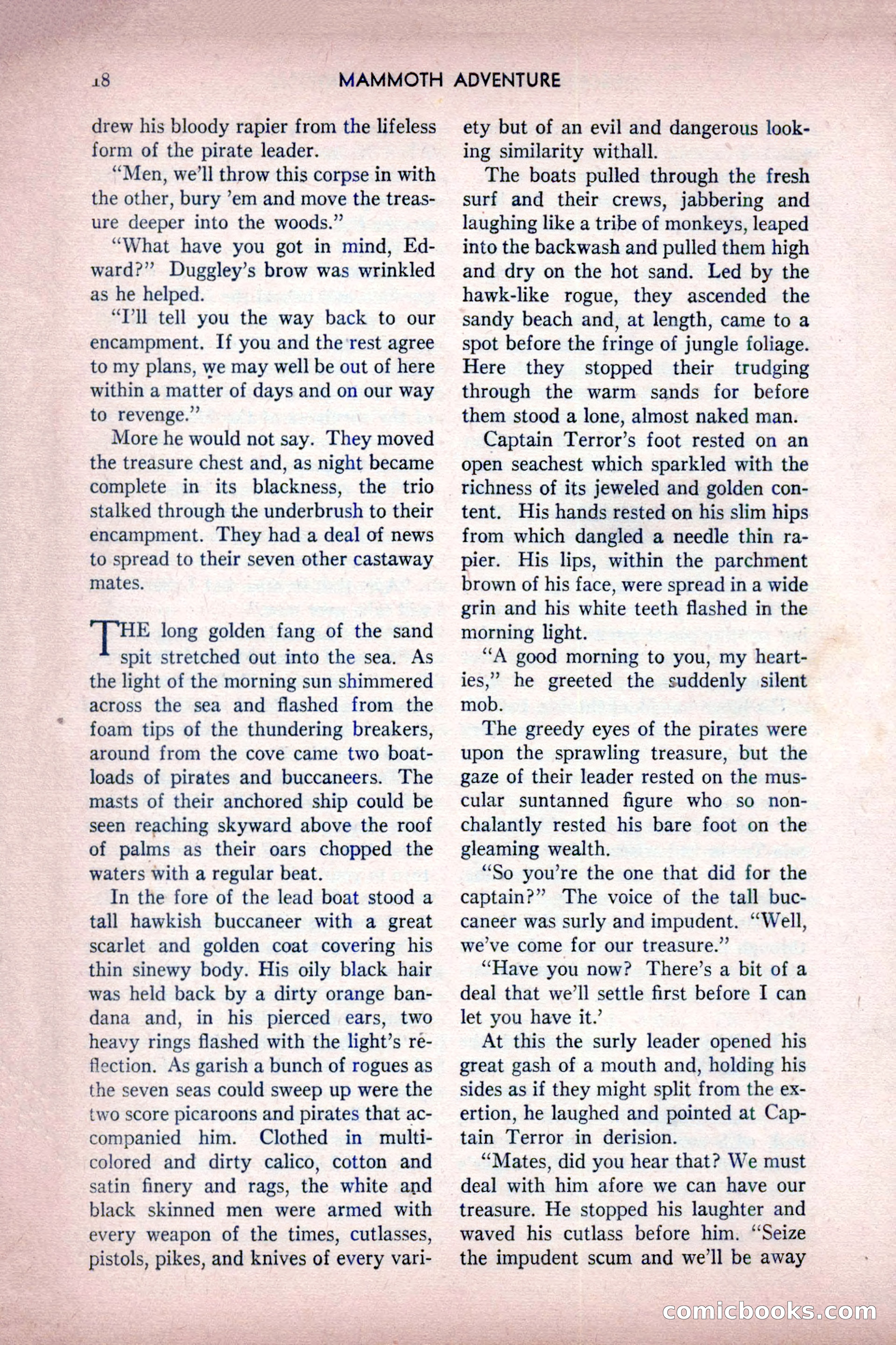 Mammoth Adventure, July 1947 — page 18 of 180