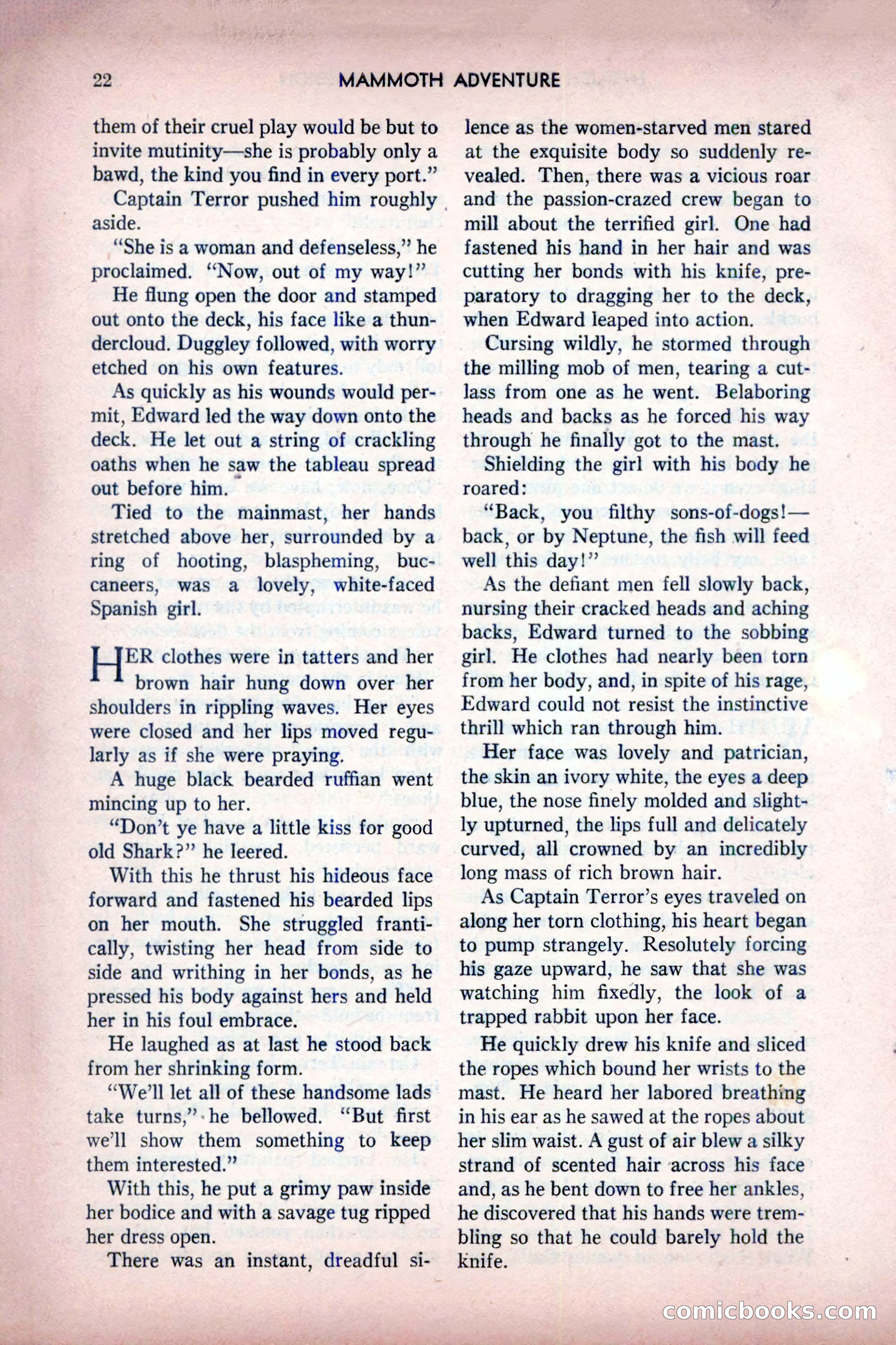 Mammoth Adventure, July 1947 — page 22 of 180