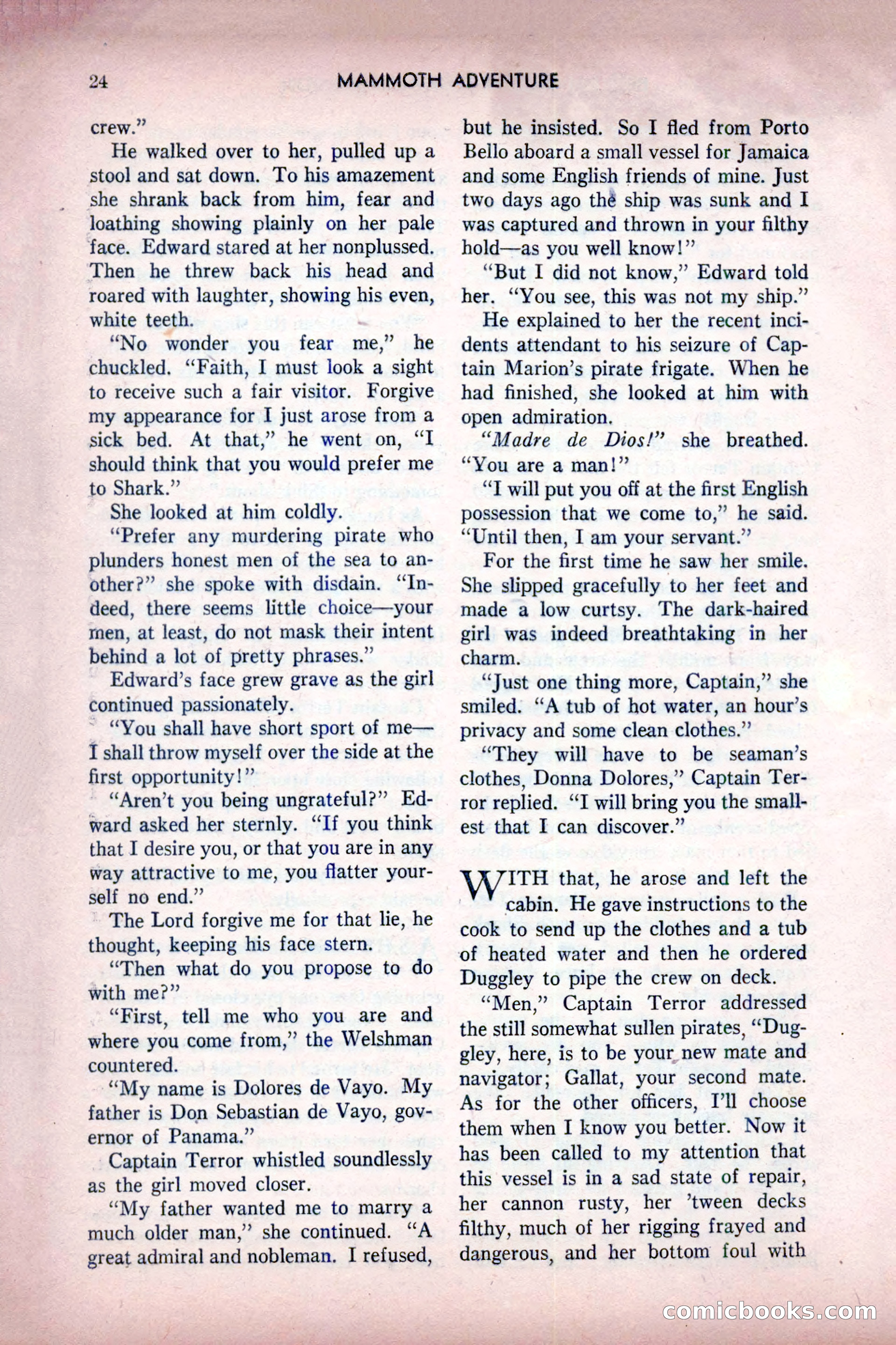 Mammoth Adventure, July 1947 — page 24 of 180