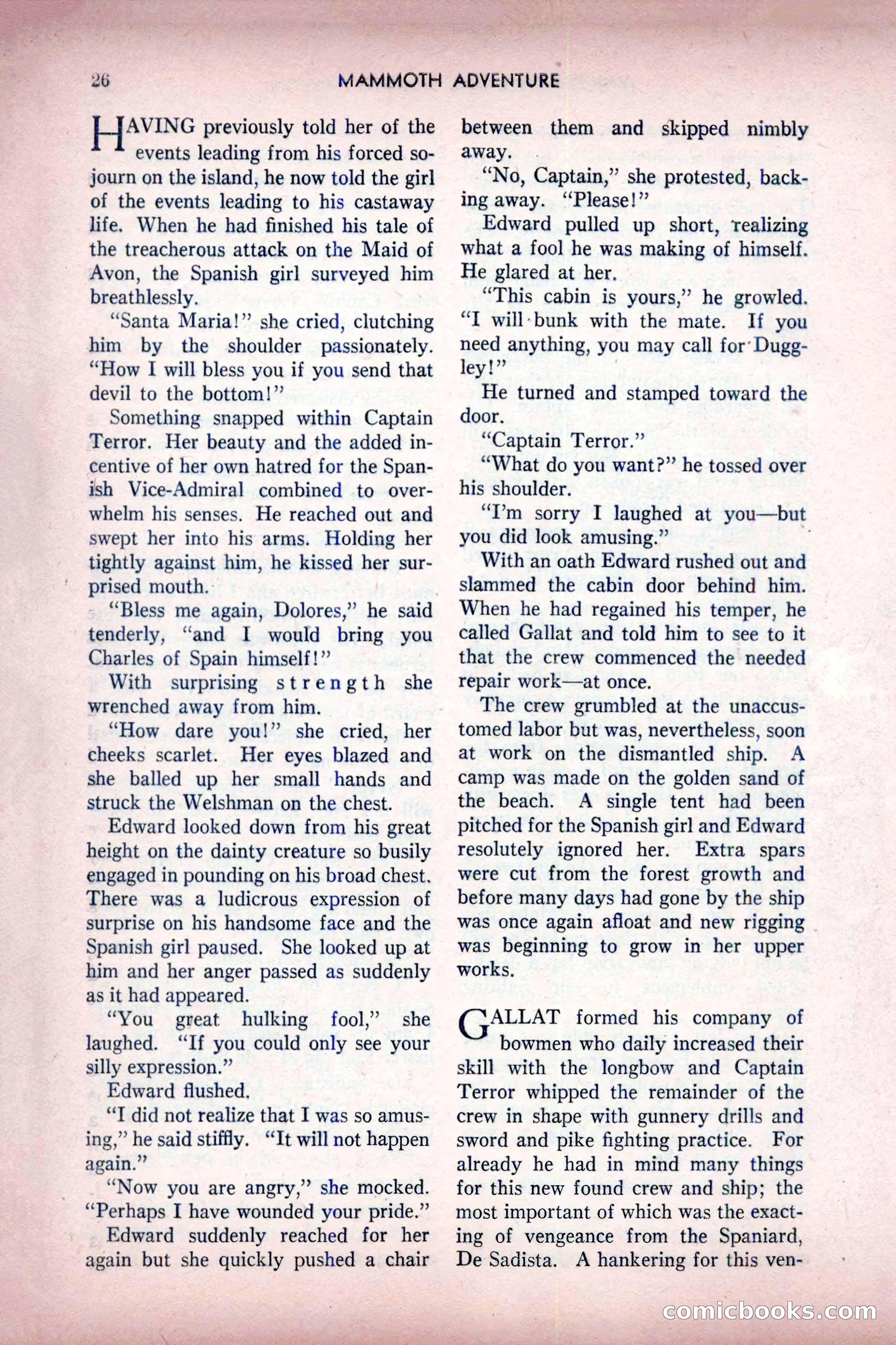 Mammoth Adventure, July 1947 — page 26 of 180