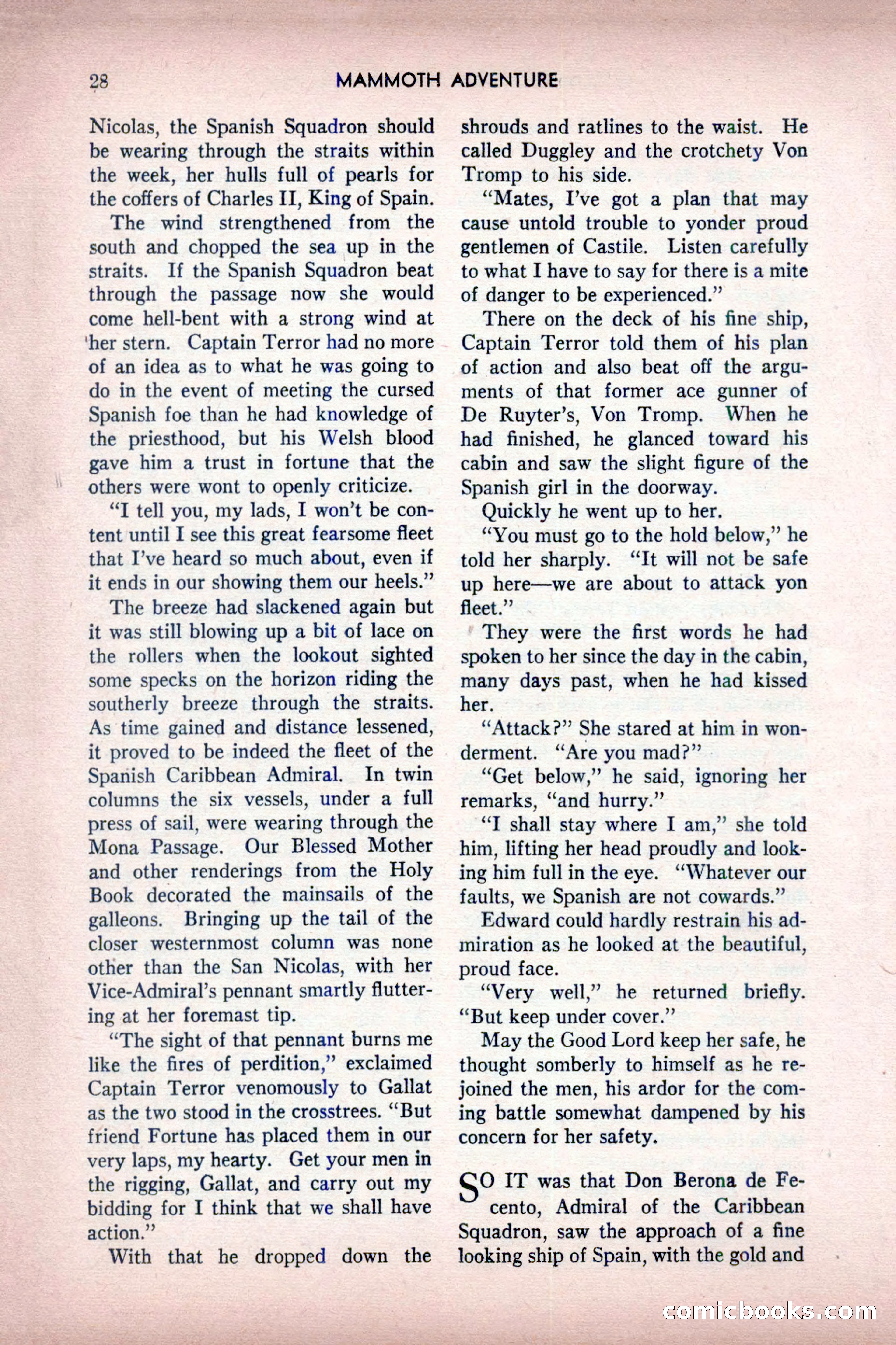 Mammoth Adventure, July 1947 — page 28 of 180