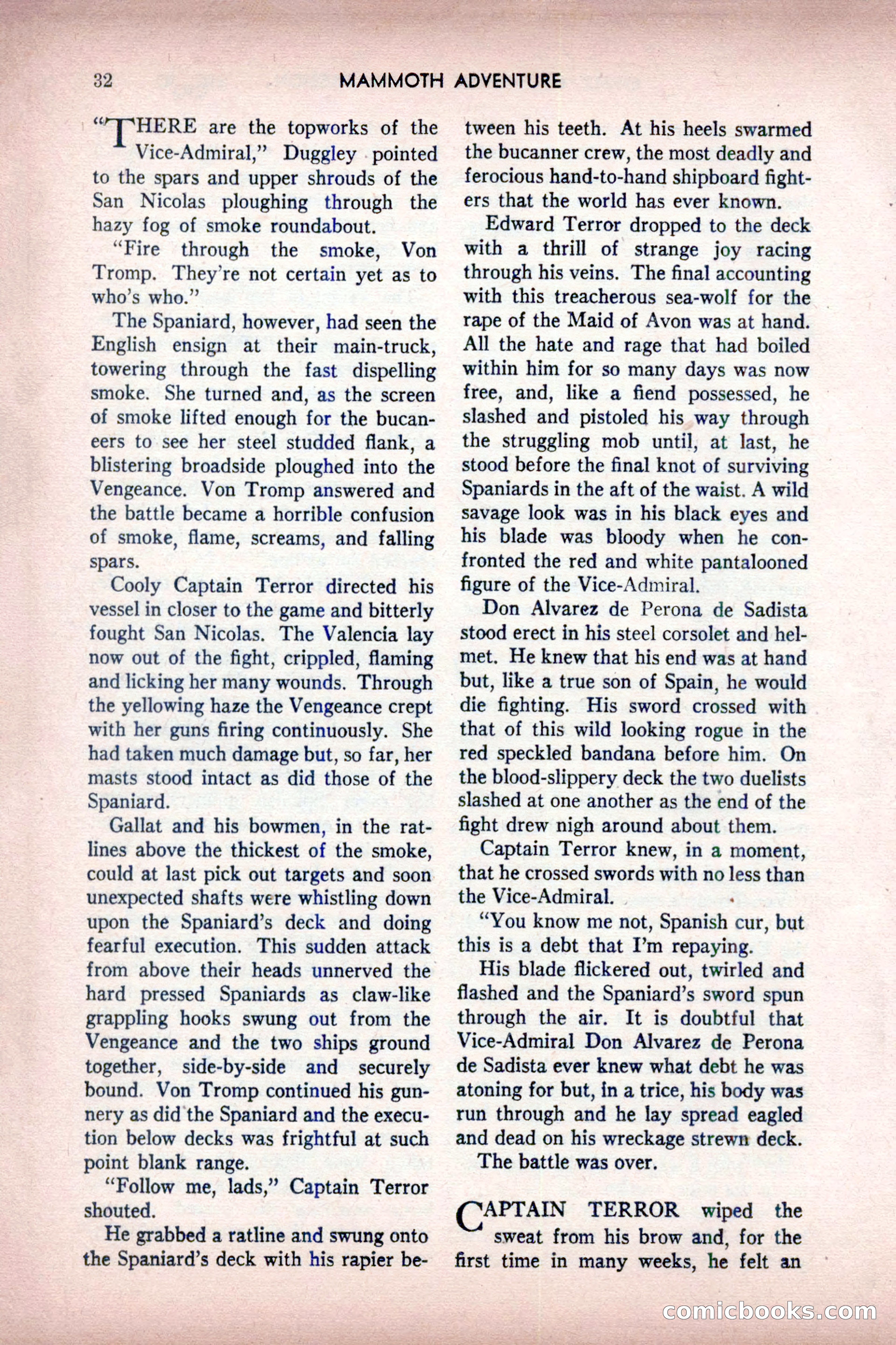 Mammoth Adventure, July 1947 — page 32 of 180