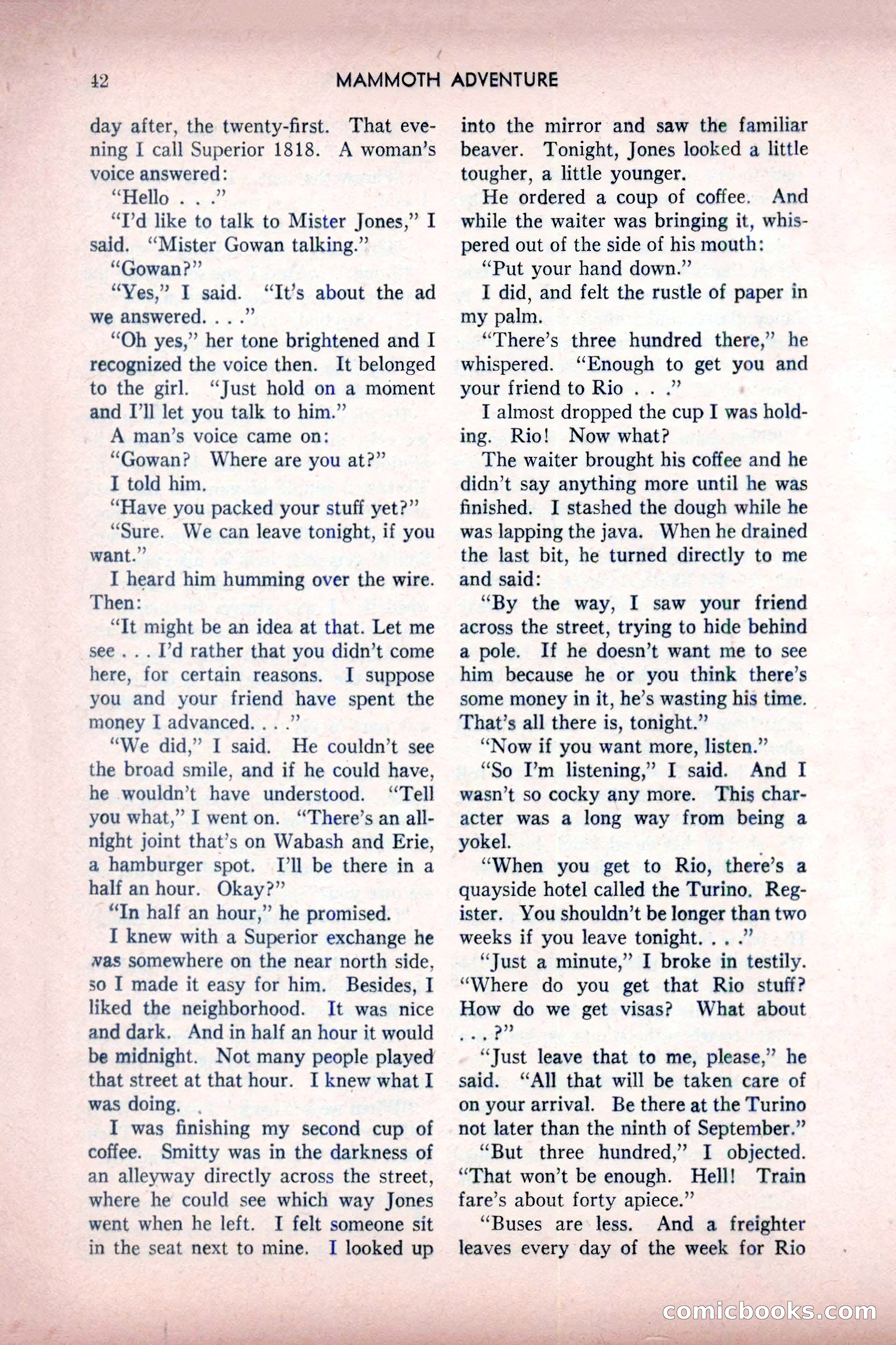 Mammoth Adventure, July 1947 — page 42 of 180