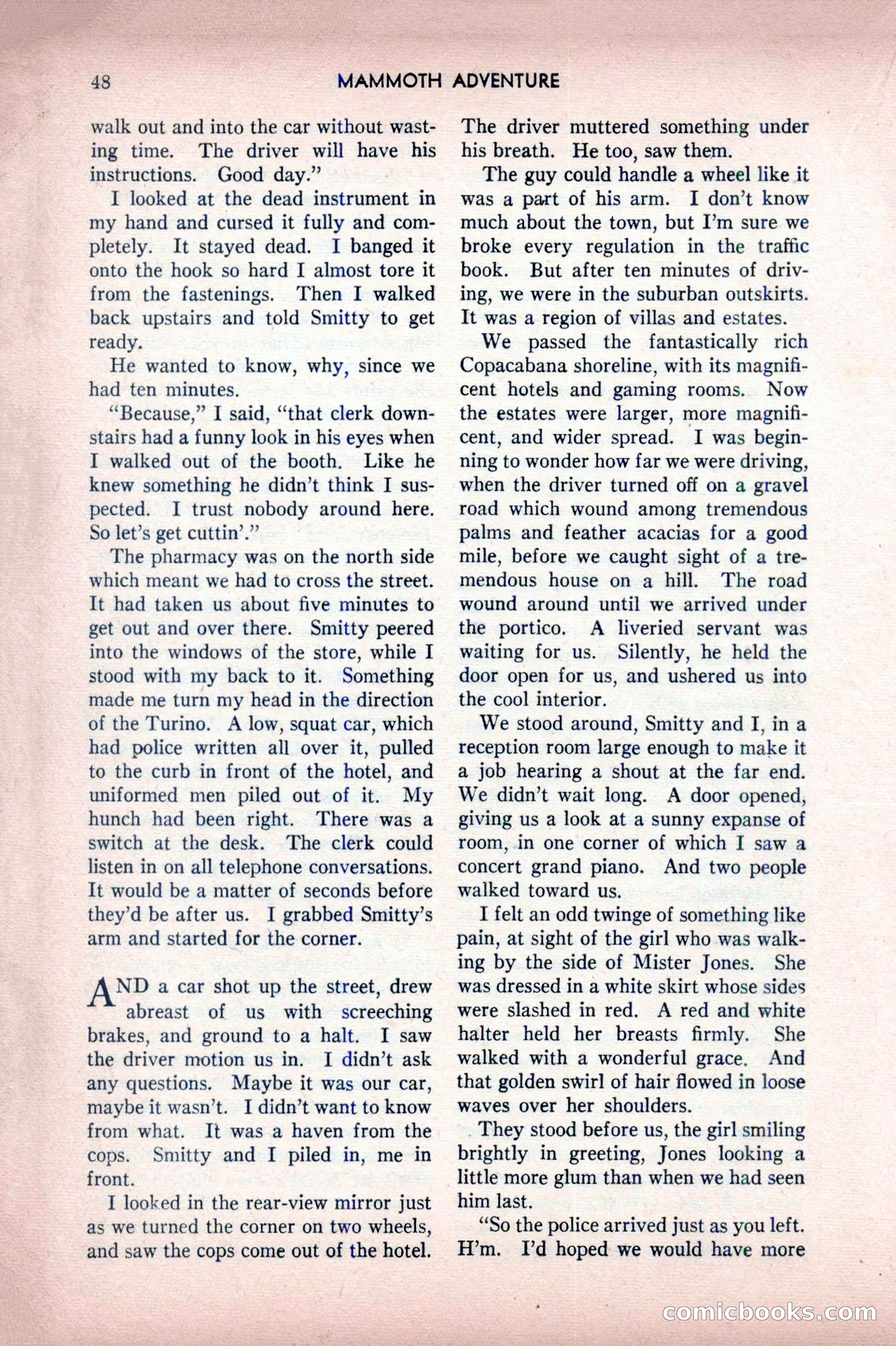 Mammoth Adventure, July 1947 — page 48 of 180