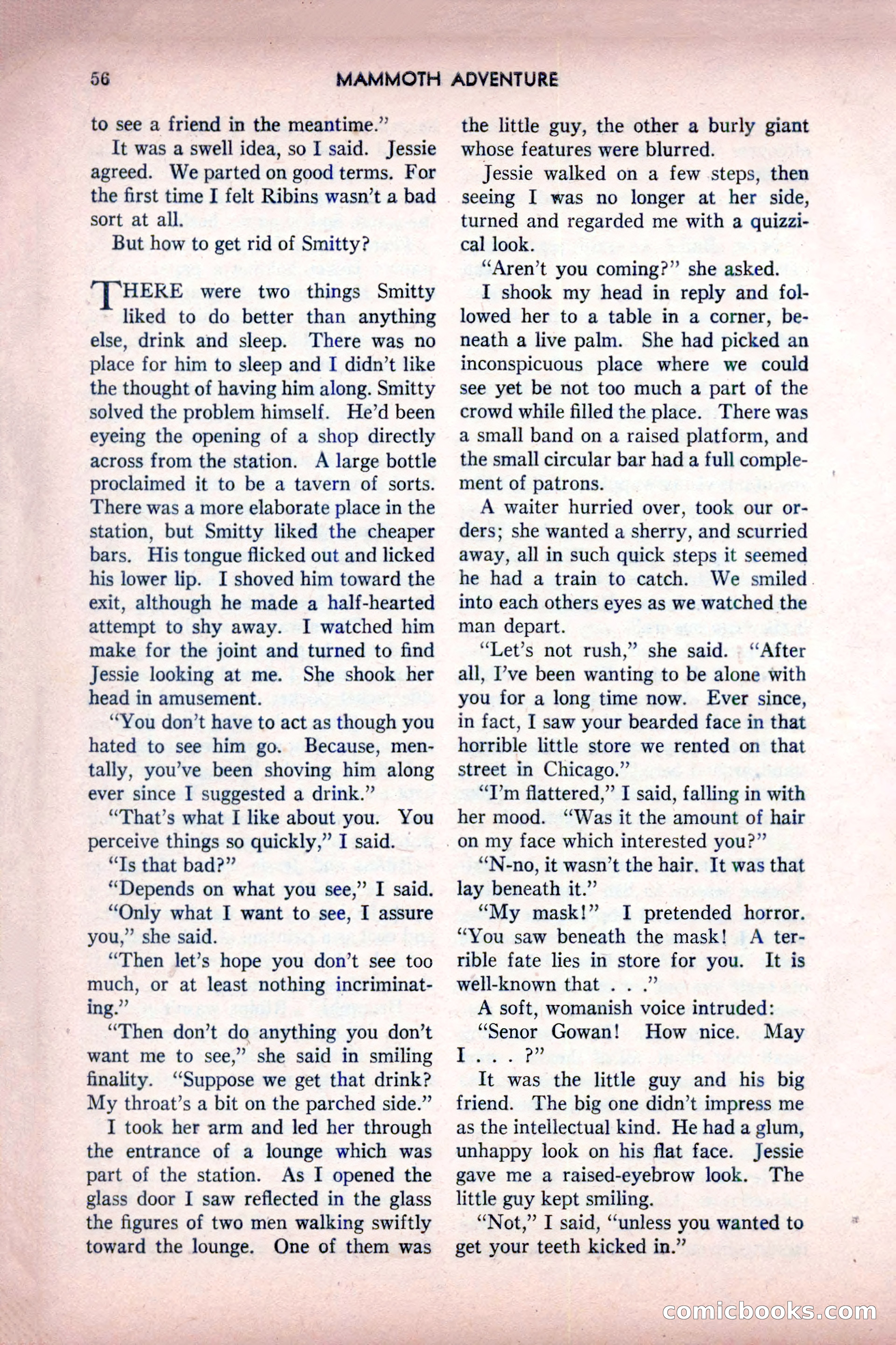 Mammoth Adventure, July 1947 — page 56 of 180