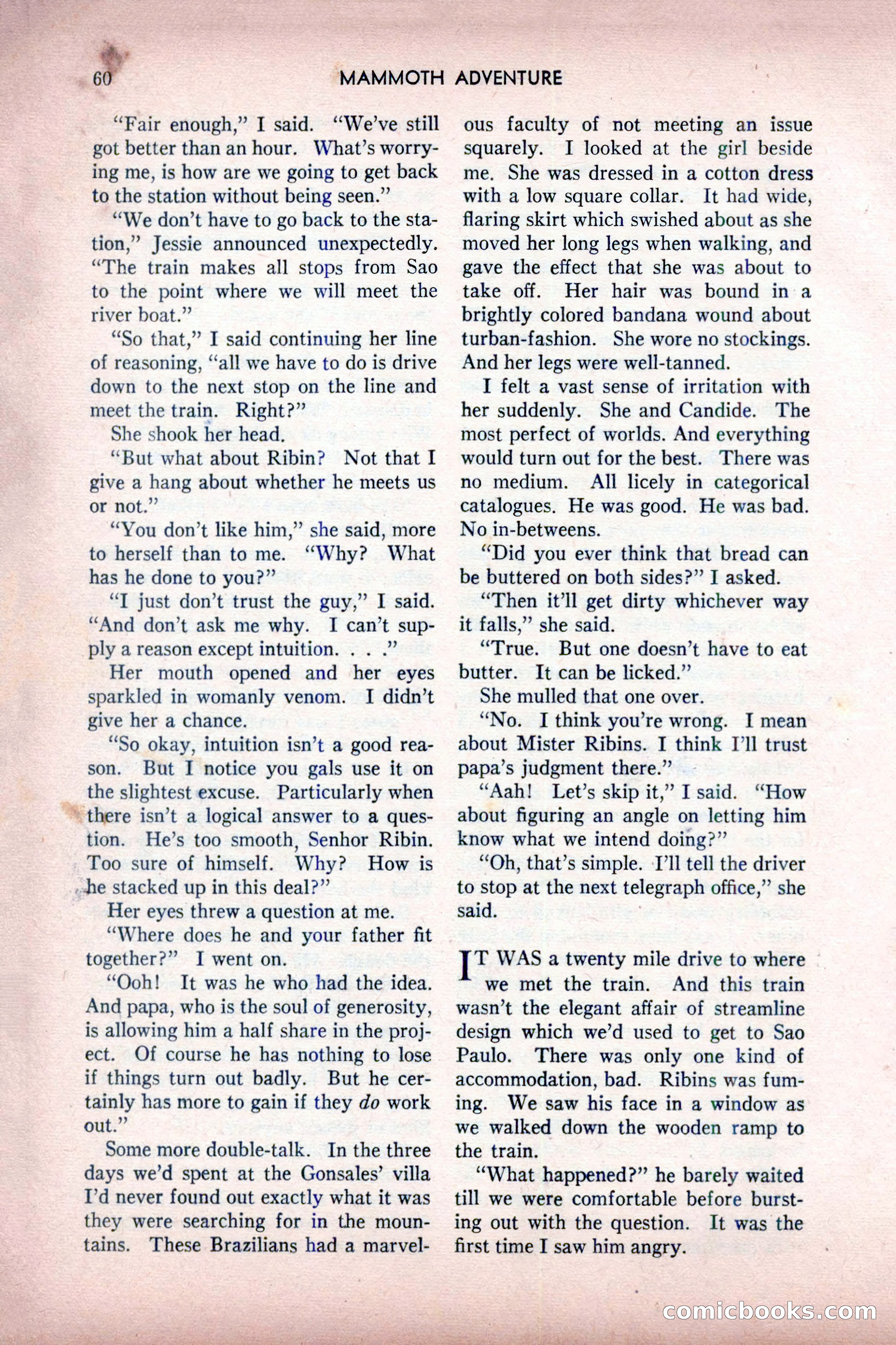 Mammoth Adventure, July 1947 — page 60 of 180