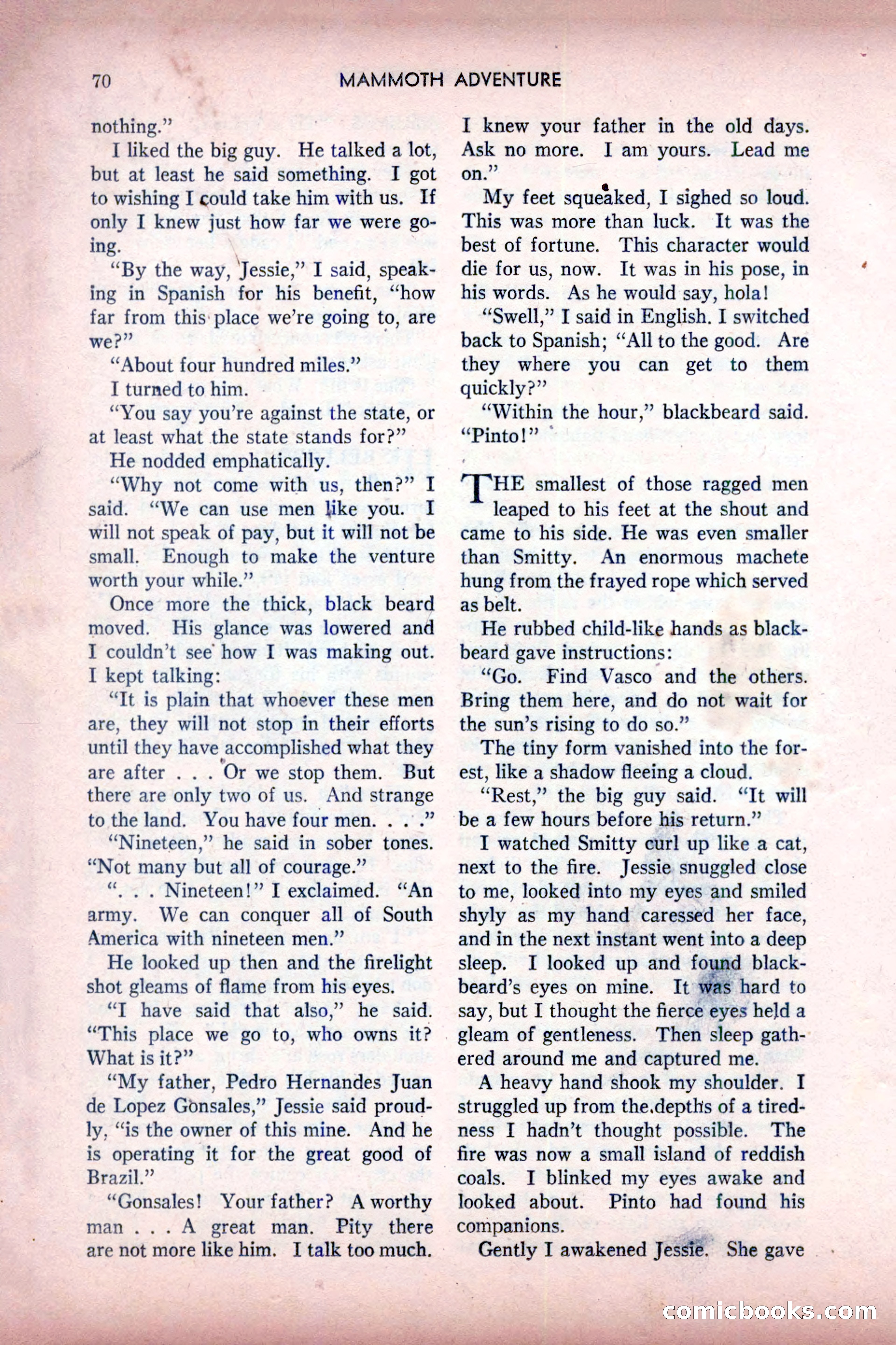 Mammoth Adventure, July 1947 — page 70 of 180