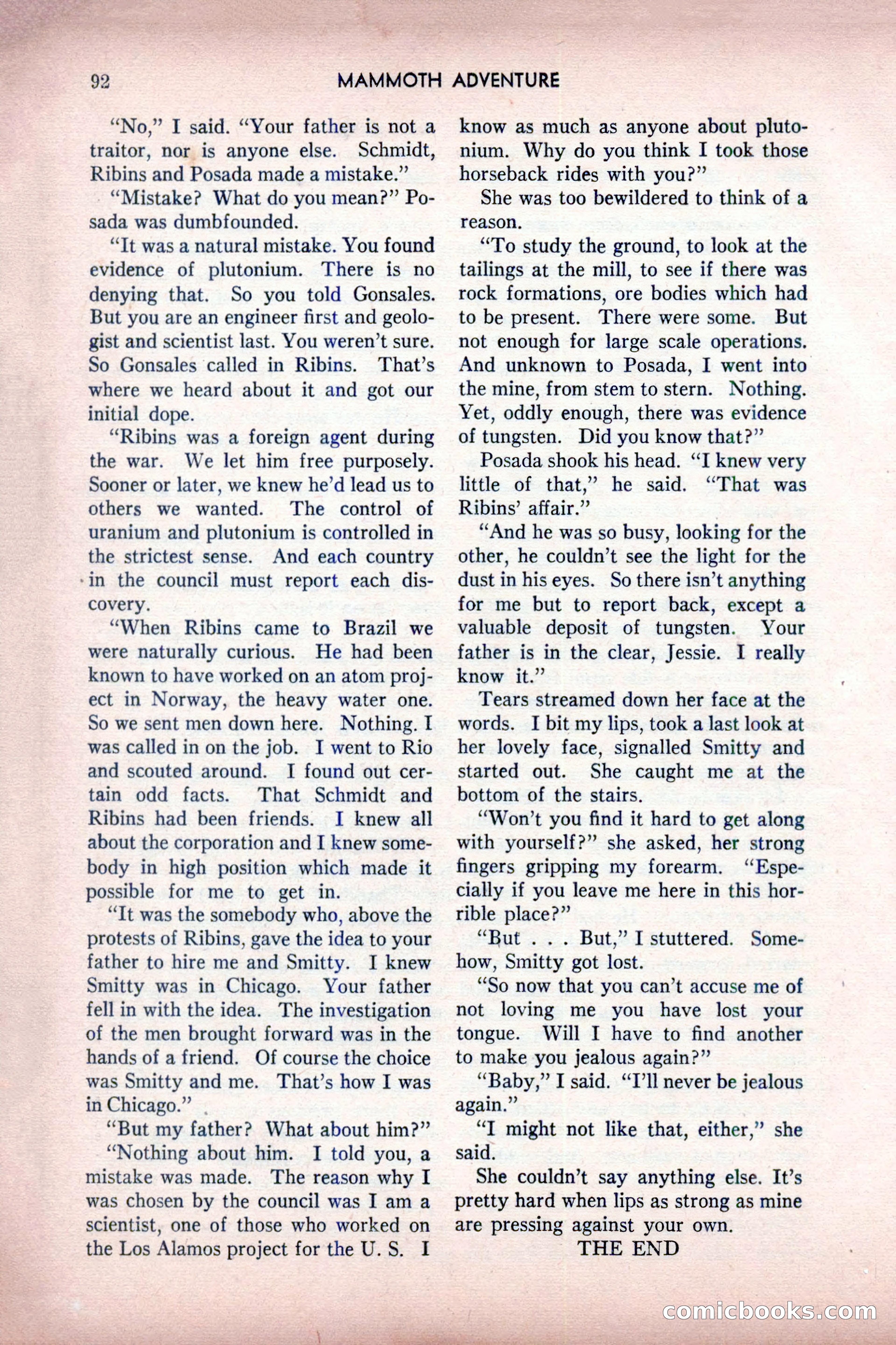 Mammoth Adventure, July 1947 — page 92 of 180